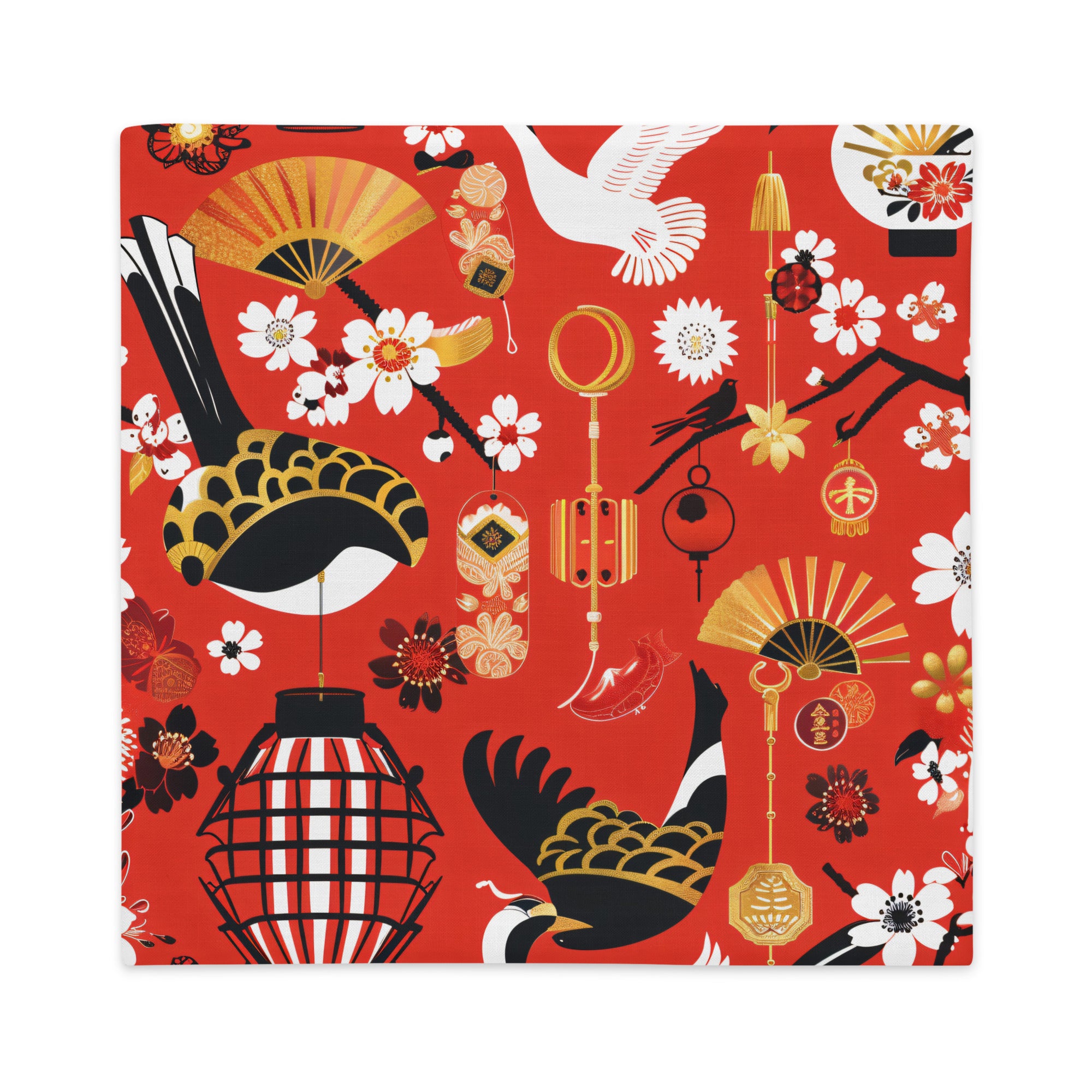 Premium Pillow Case-Japanese Traditional Arts VII