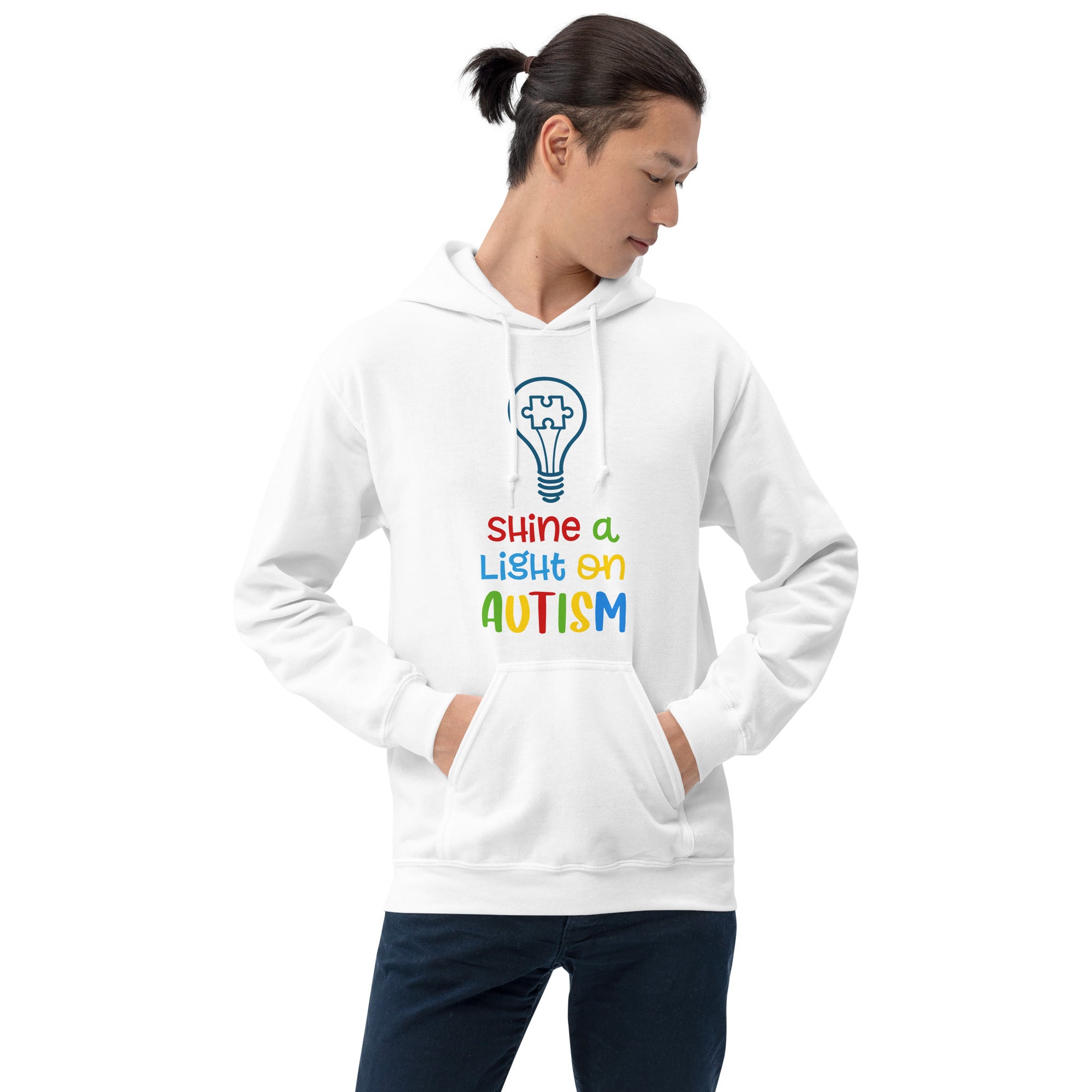 Unisex Hoodie- Shine a light on autism