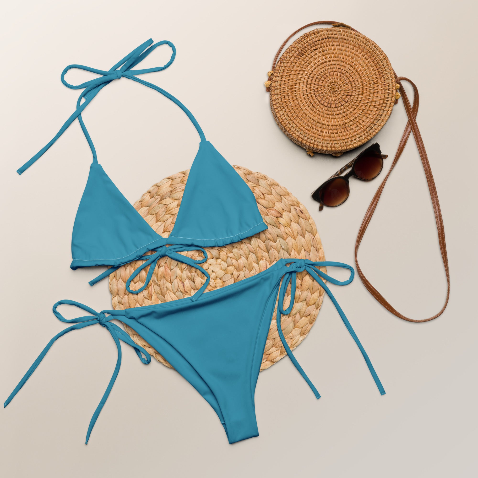Recycled bikini-Blue