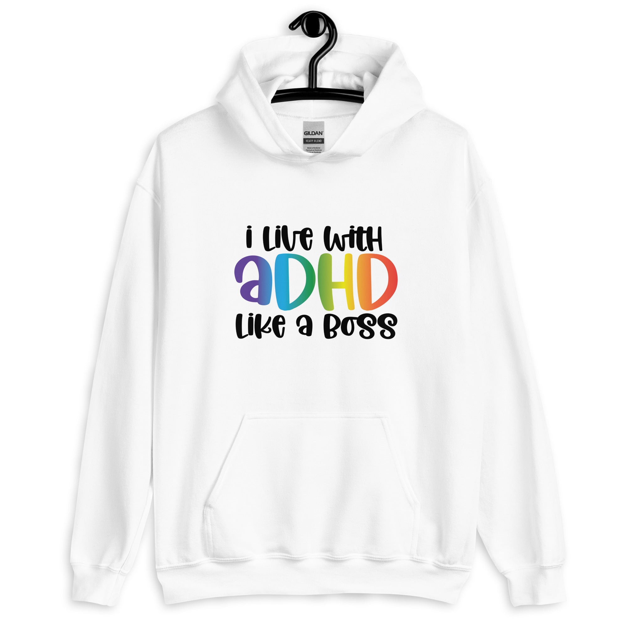 Unisex Hoodie- ADHD- Like A Boss