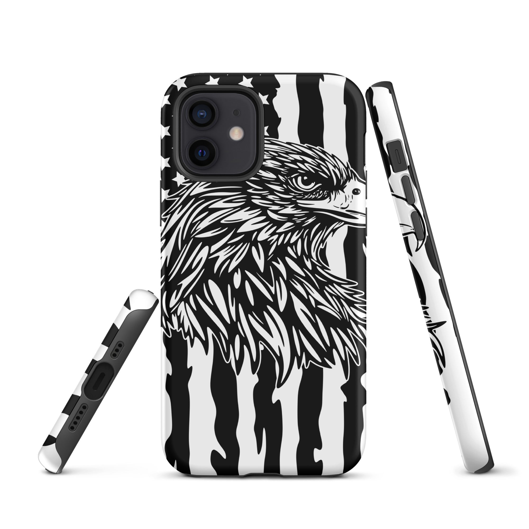 Tough Case for iPhone®- Eagle Mono