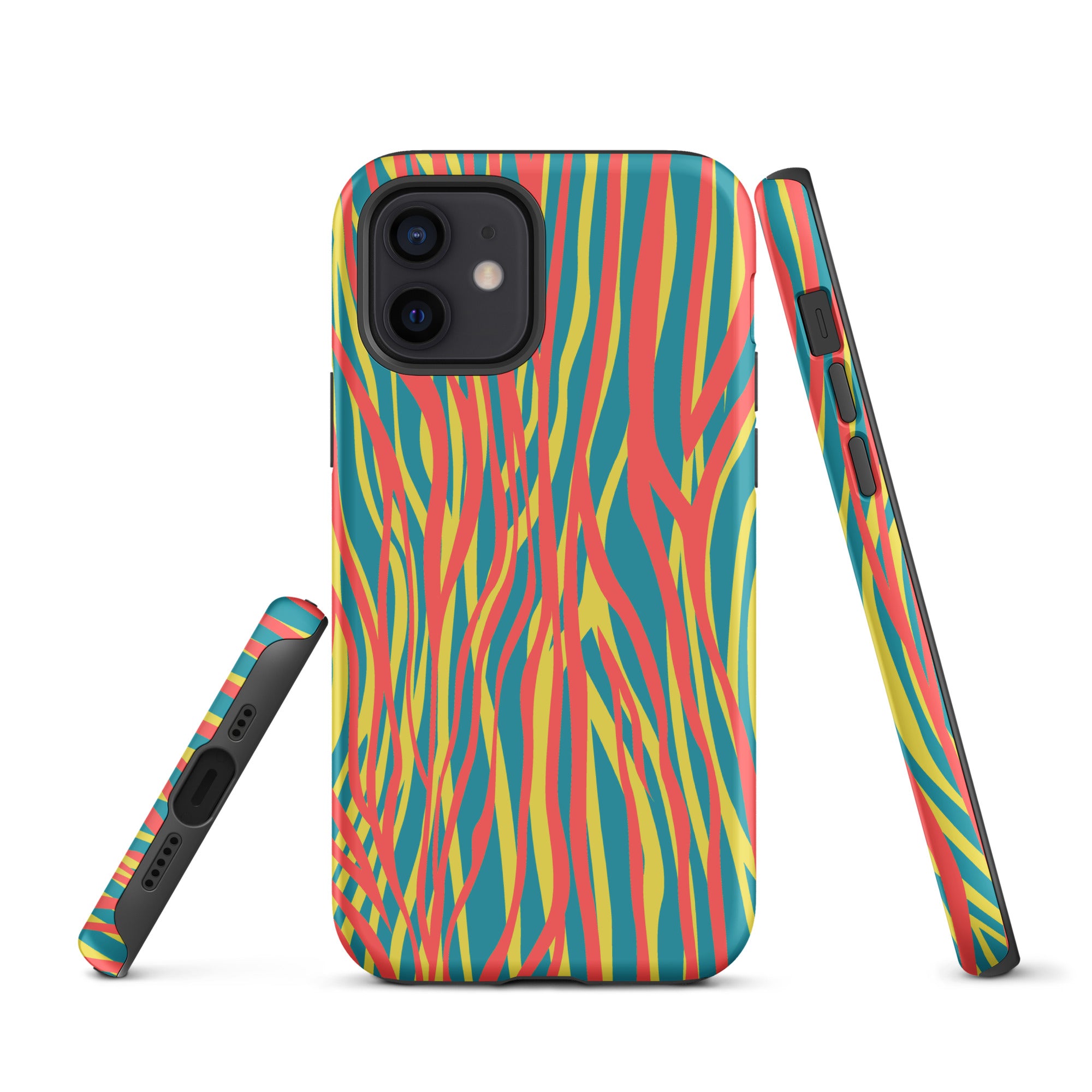 Tough Case for iPhone®- Funky Zebra Pattern III