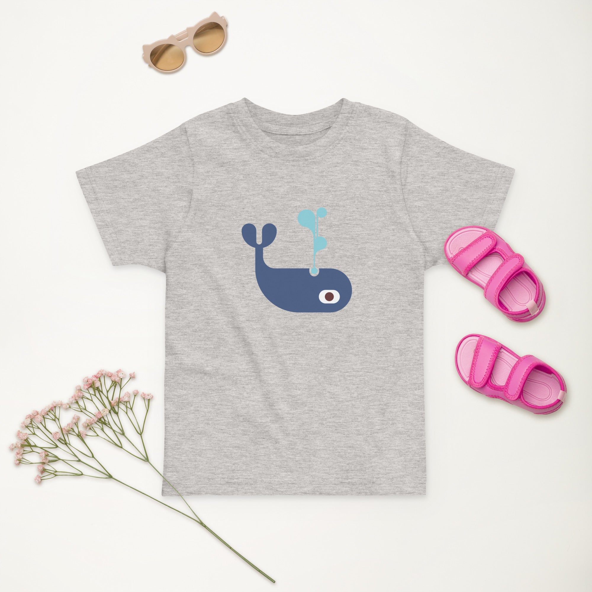 Toddler jersey t-shirt-Whale II