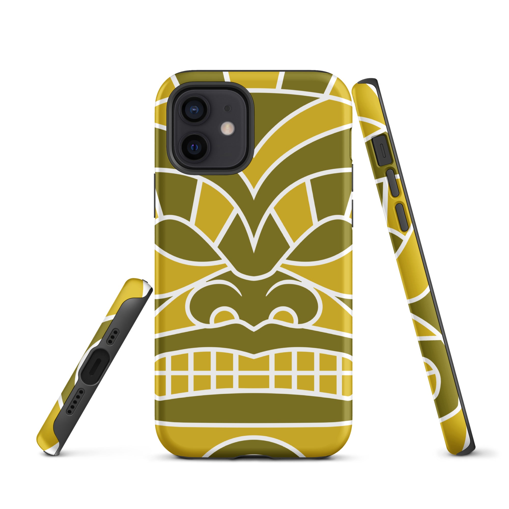 Tough Case for iPhone®- Totem Mask Yellow