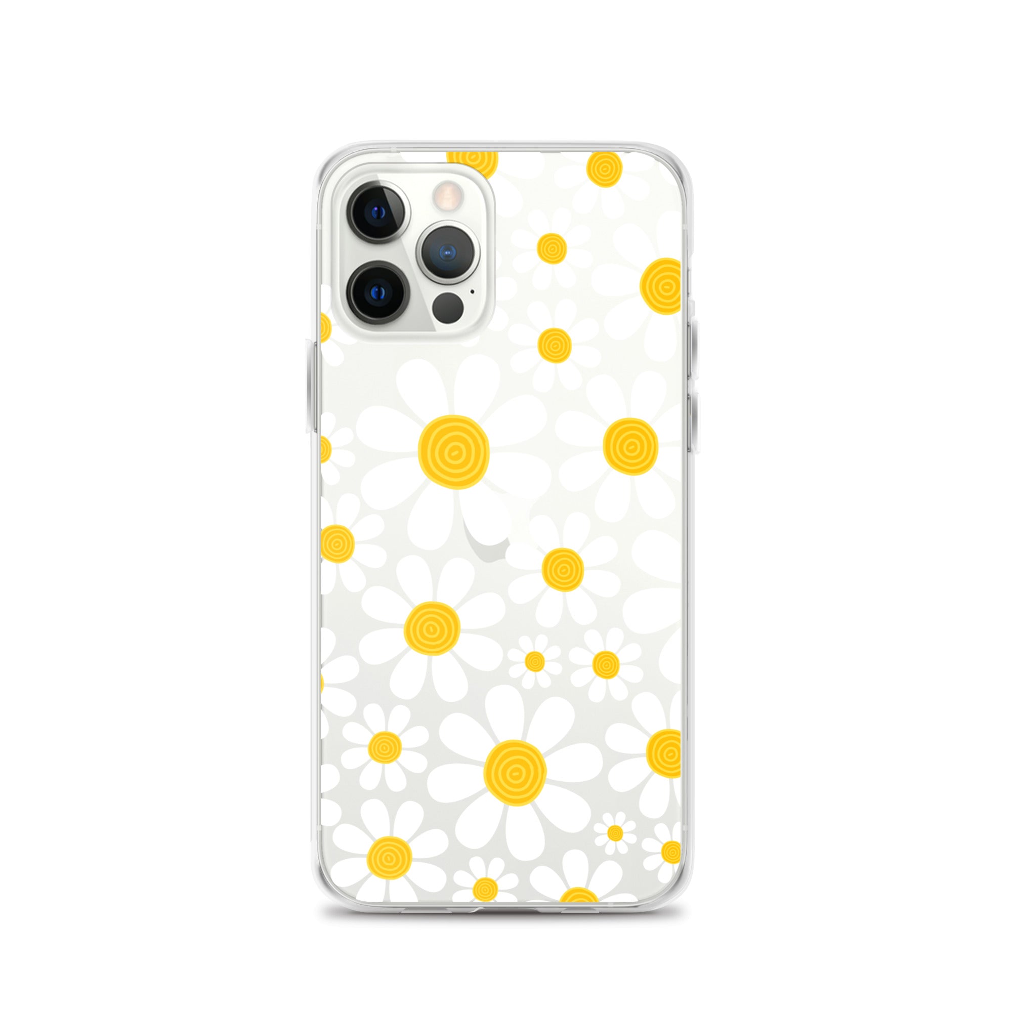 Clear Case for iPhone®- Floral Daisy Design III