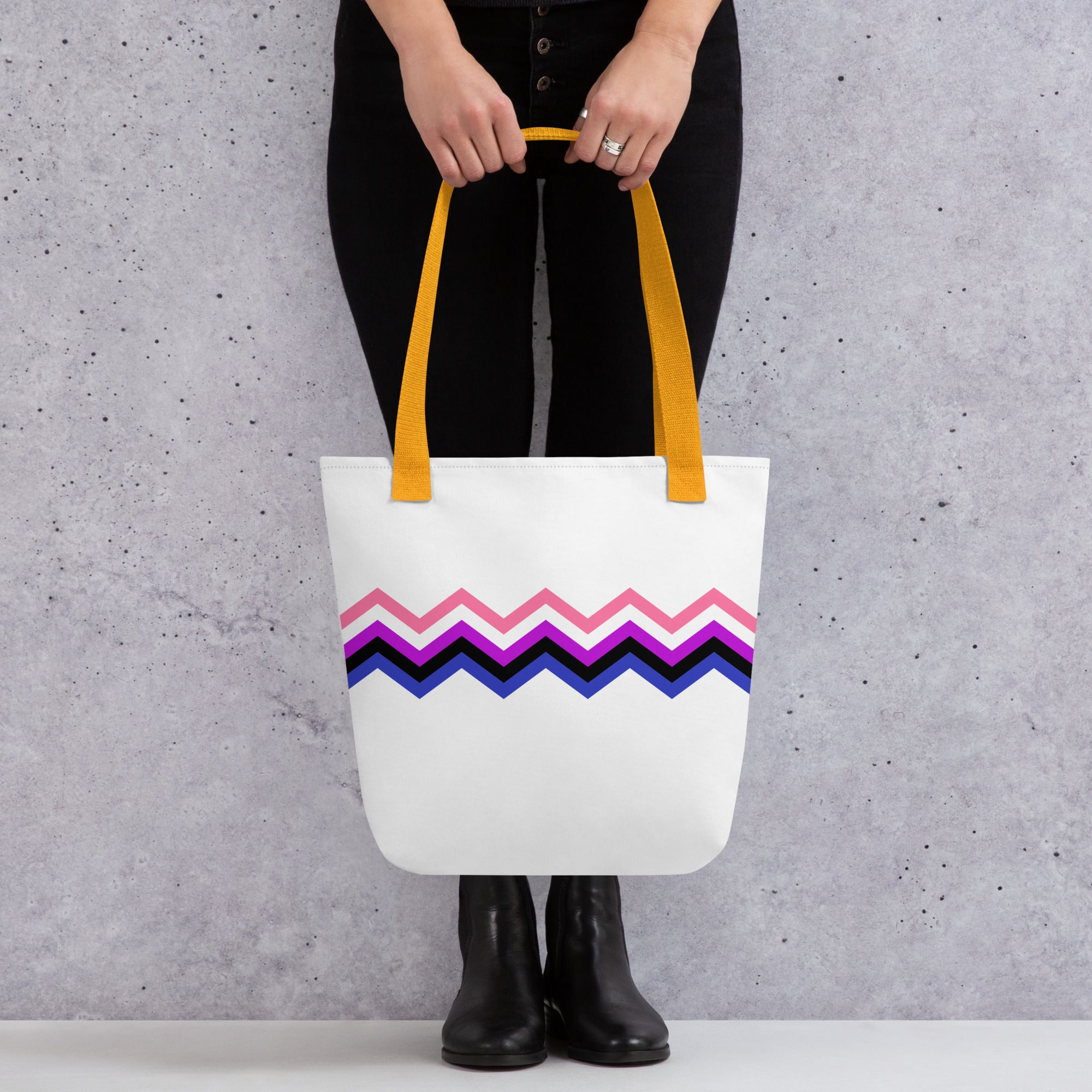 Tote bag-Zigzag-Genderfluid
