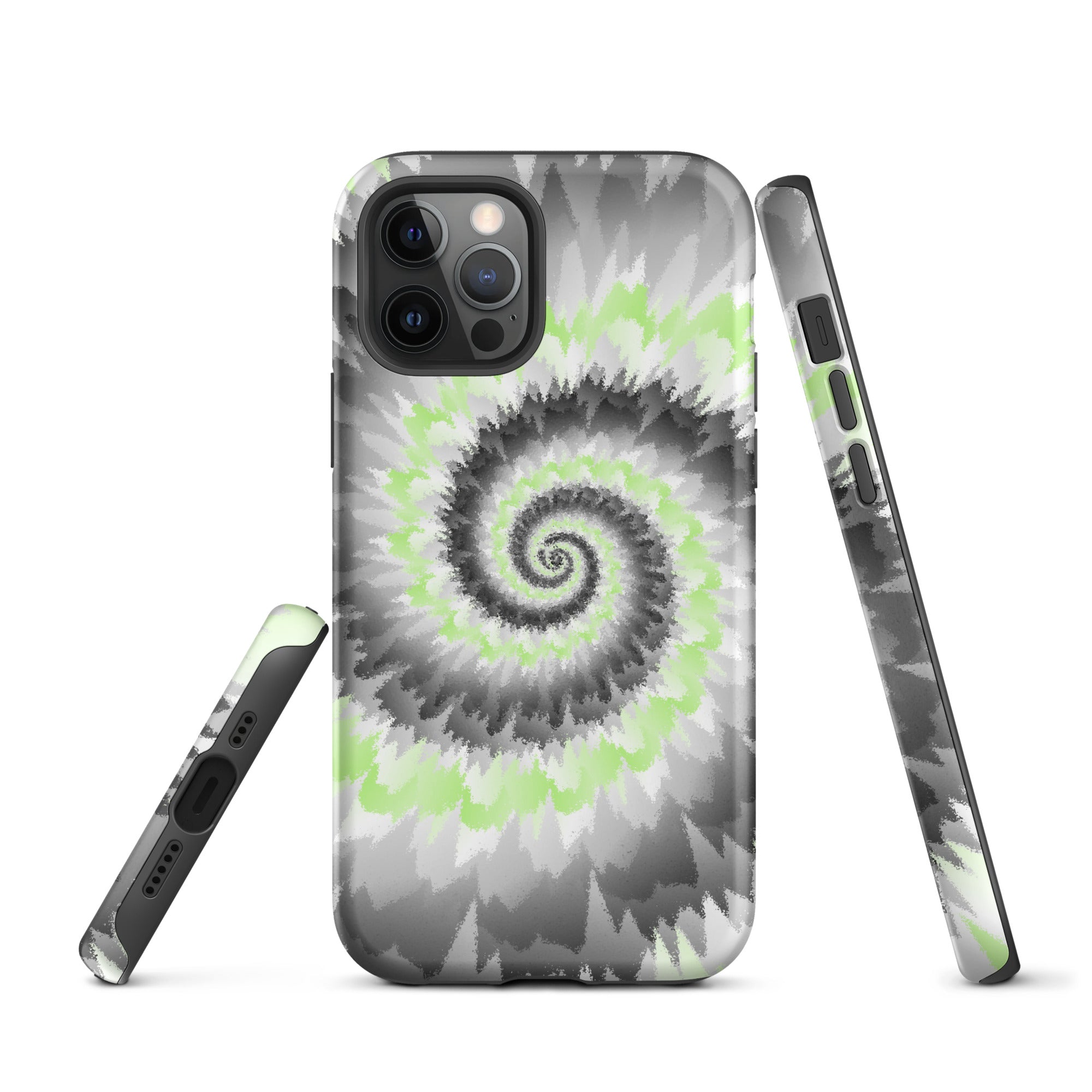Tough Case for iPhone®-Tie Dye Spiral - Agender