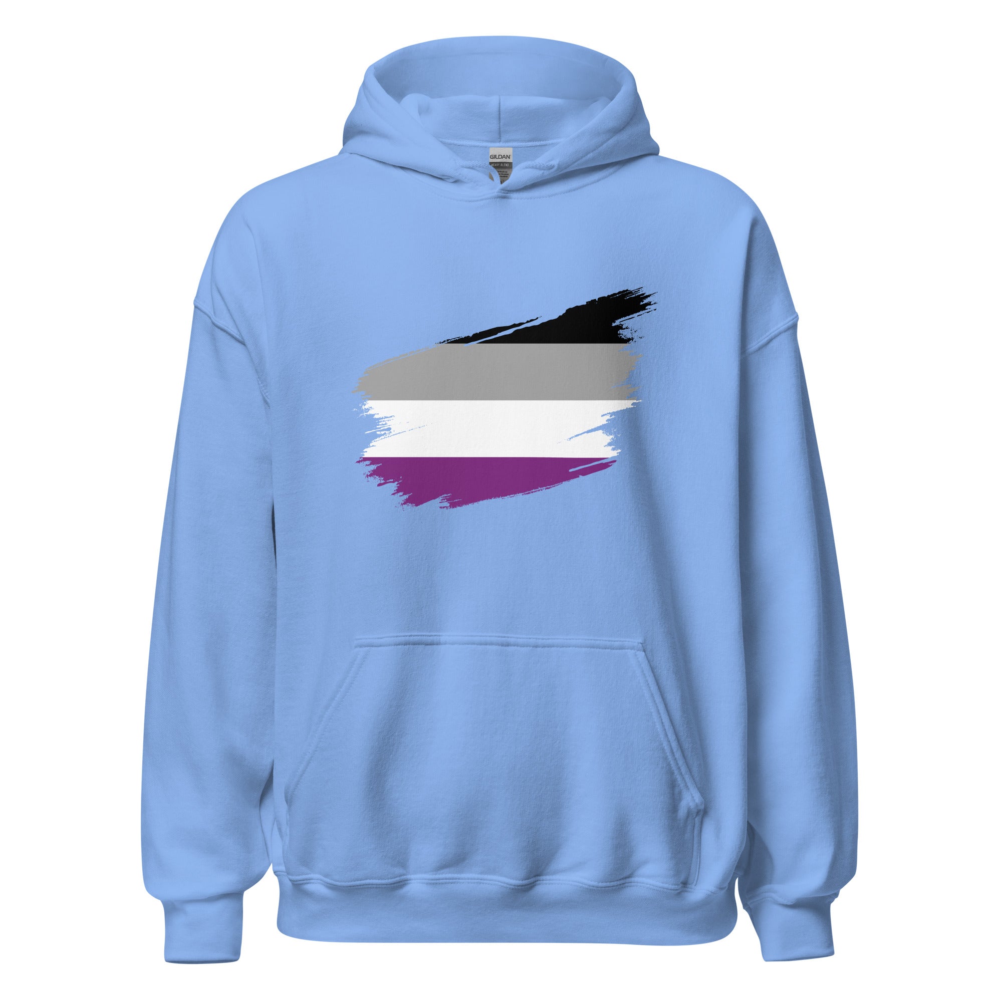 Unisex Hoodie-Asexual Grunge Flag