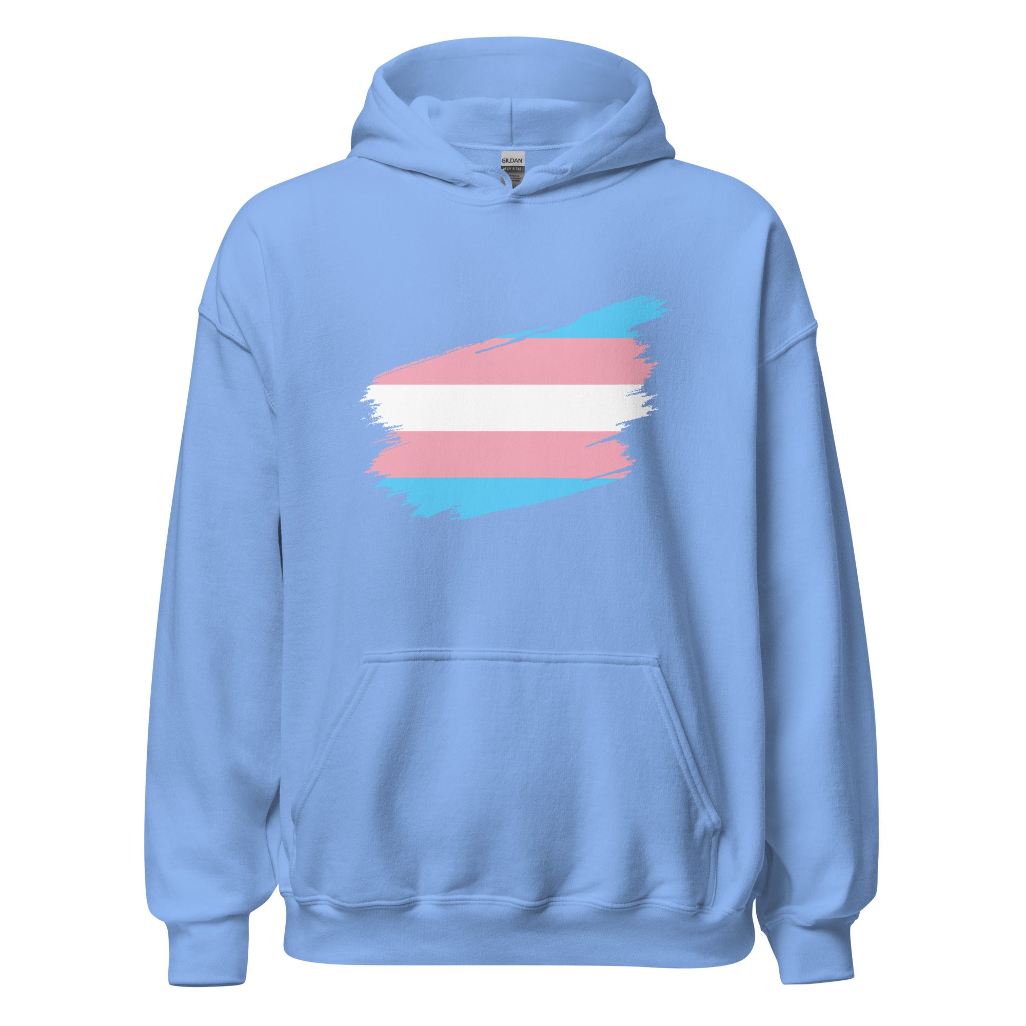 Unisex Hoodie-Transgender Grunge Flag