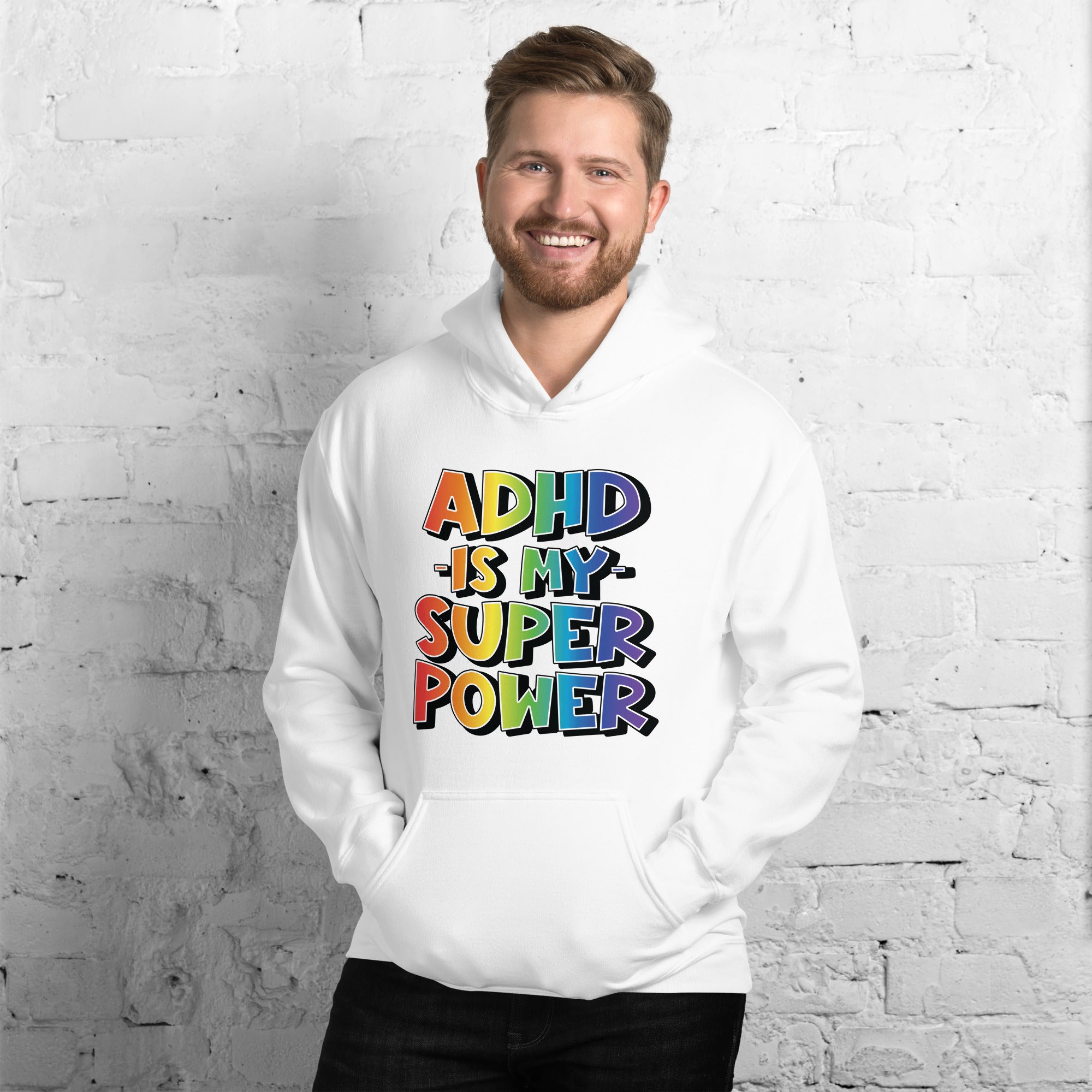 Unisex Hoodie- ADHD- Is My Super Power