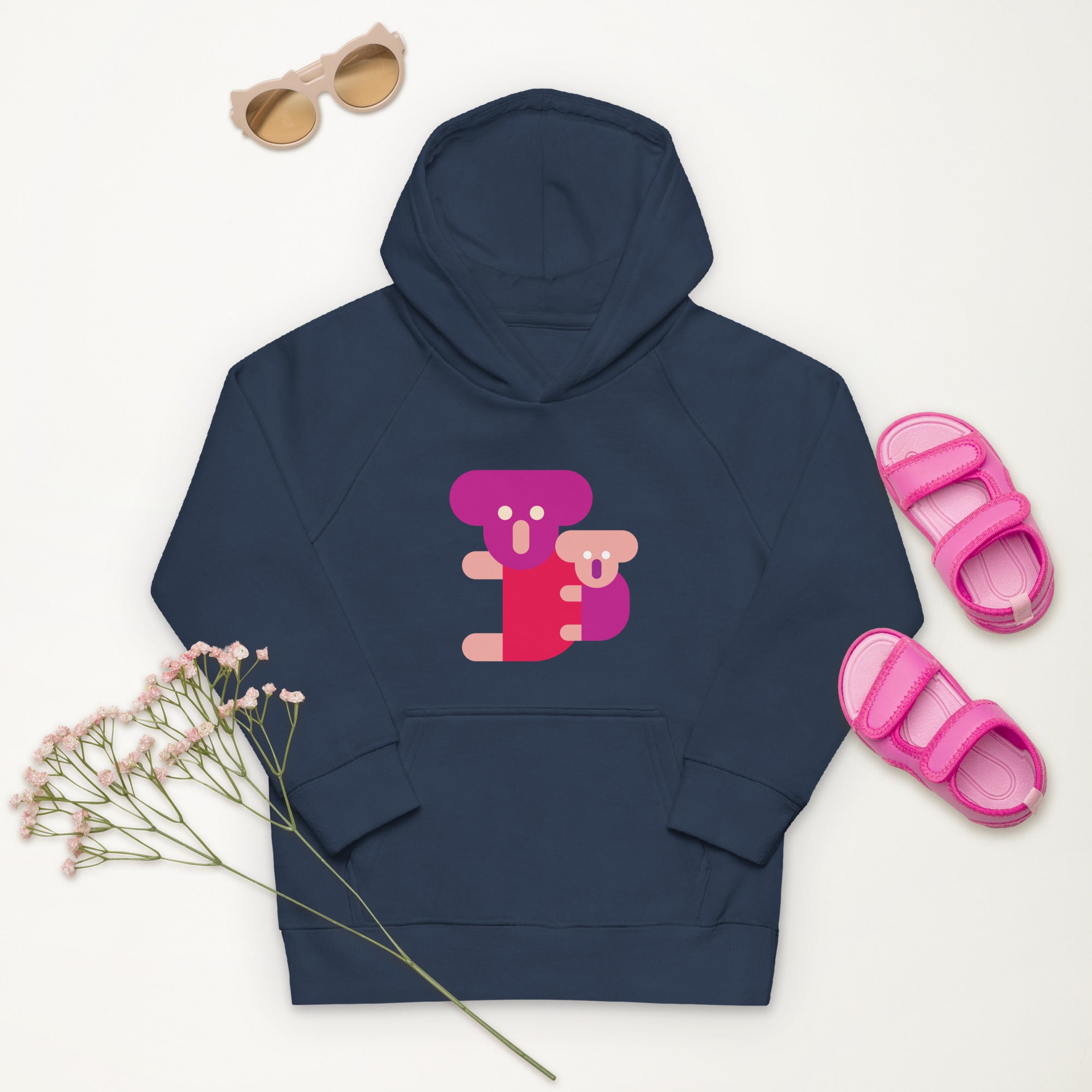 Kids eco hoodie-Panda