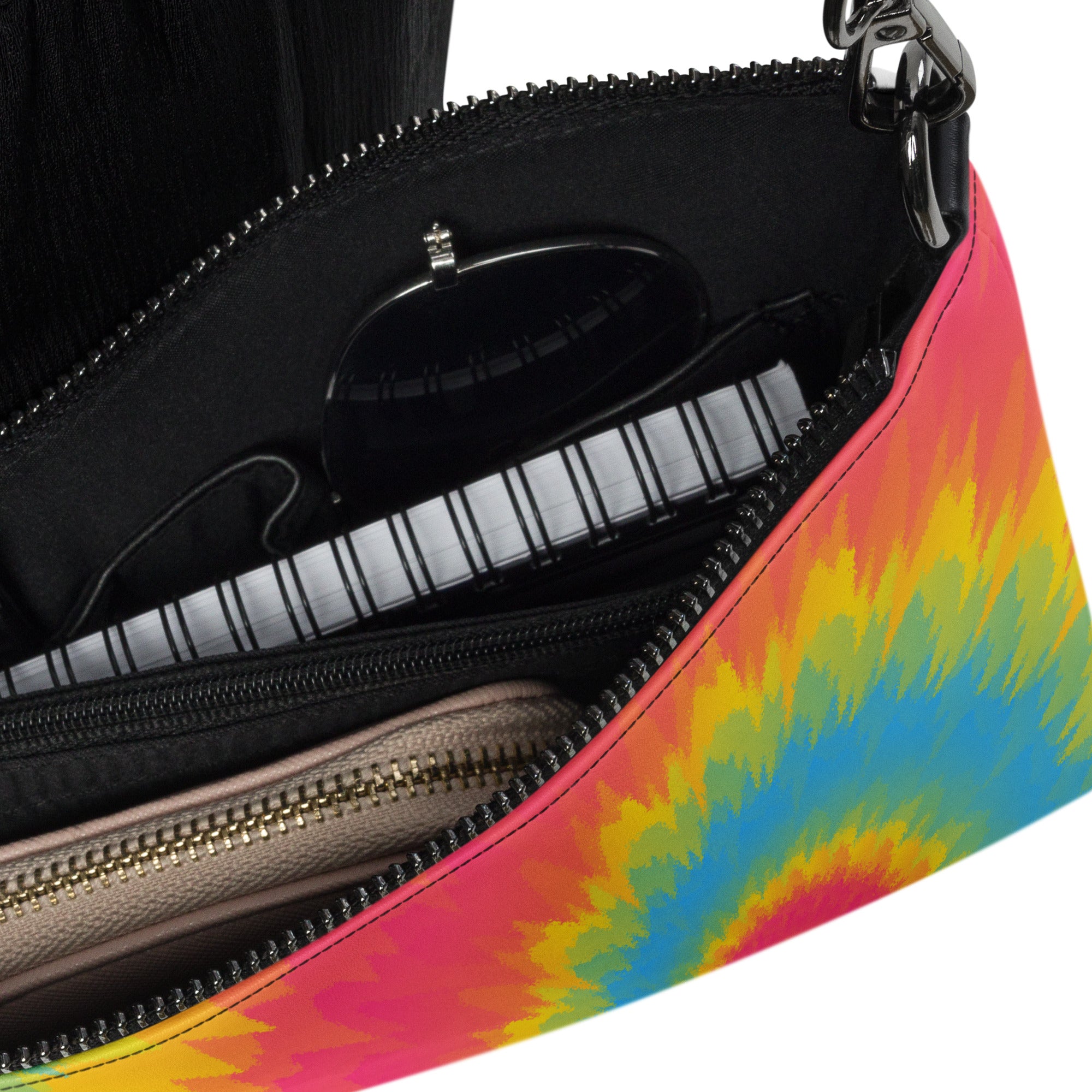 Crossbody bag- Tie Dye Spiral- Pansexual