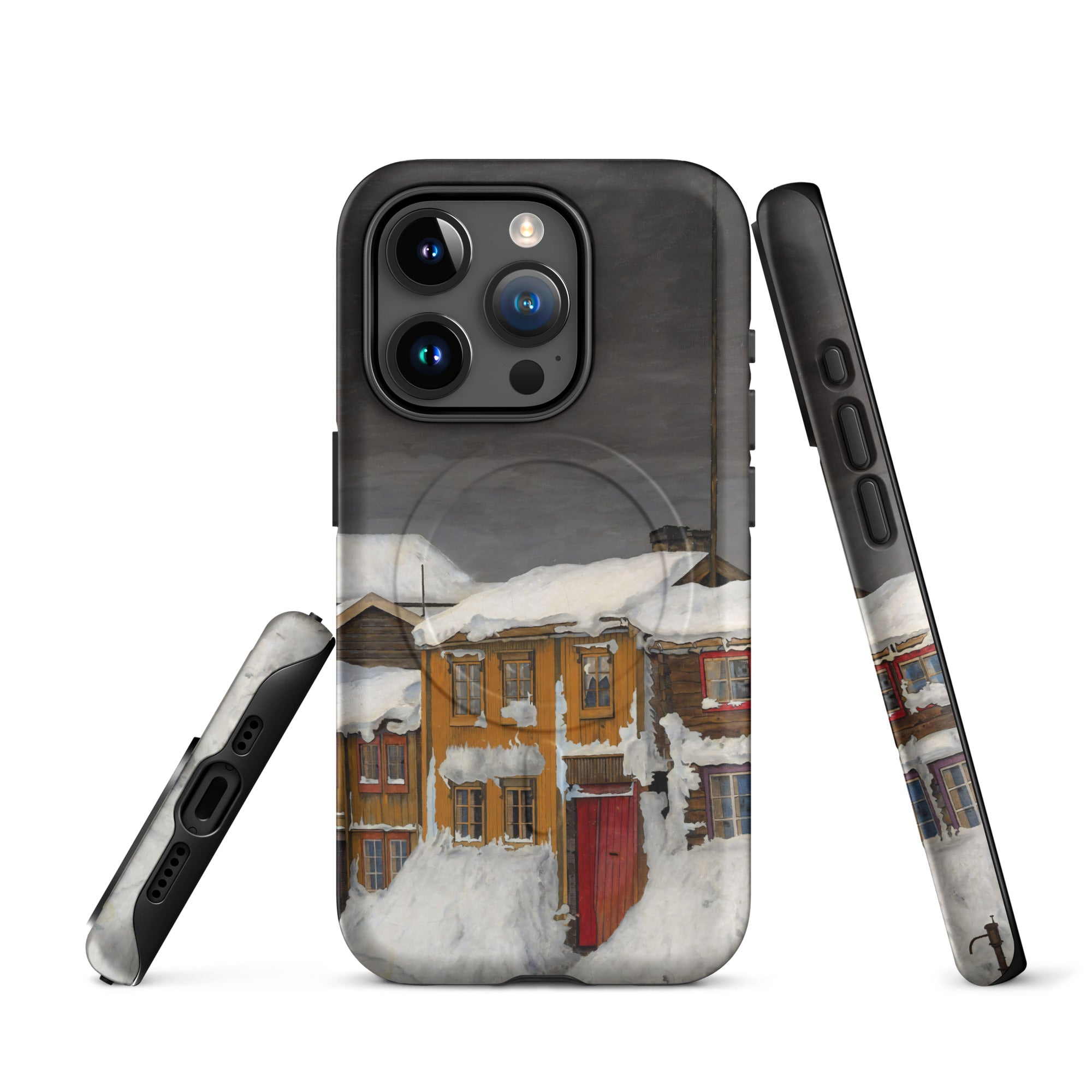 MagSafe® Tough case for iPhone®-Streets in Rros in Winter