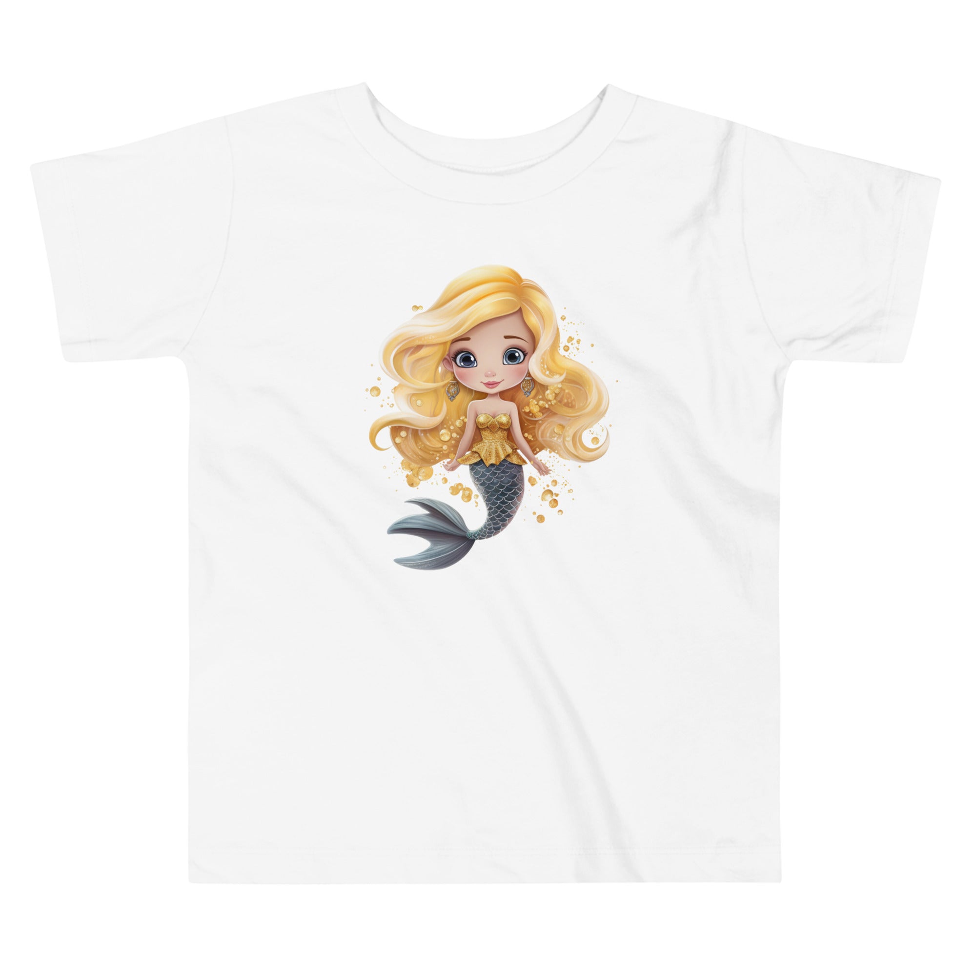Toddler Short Sleeve Tee- Cute Mermaid
