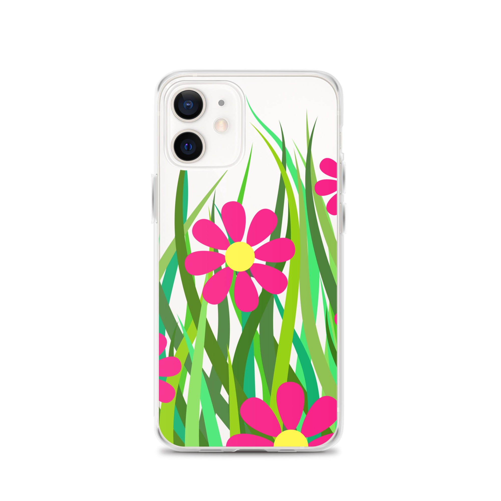 Clear Case for iPhone®- Floral Hedge Design I