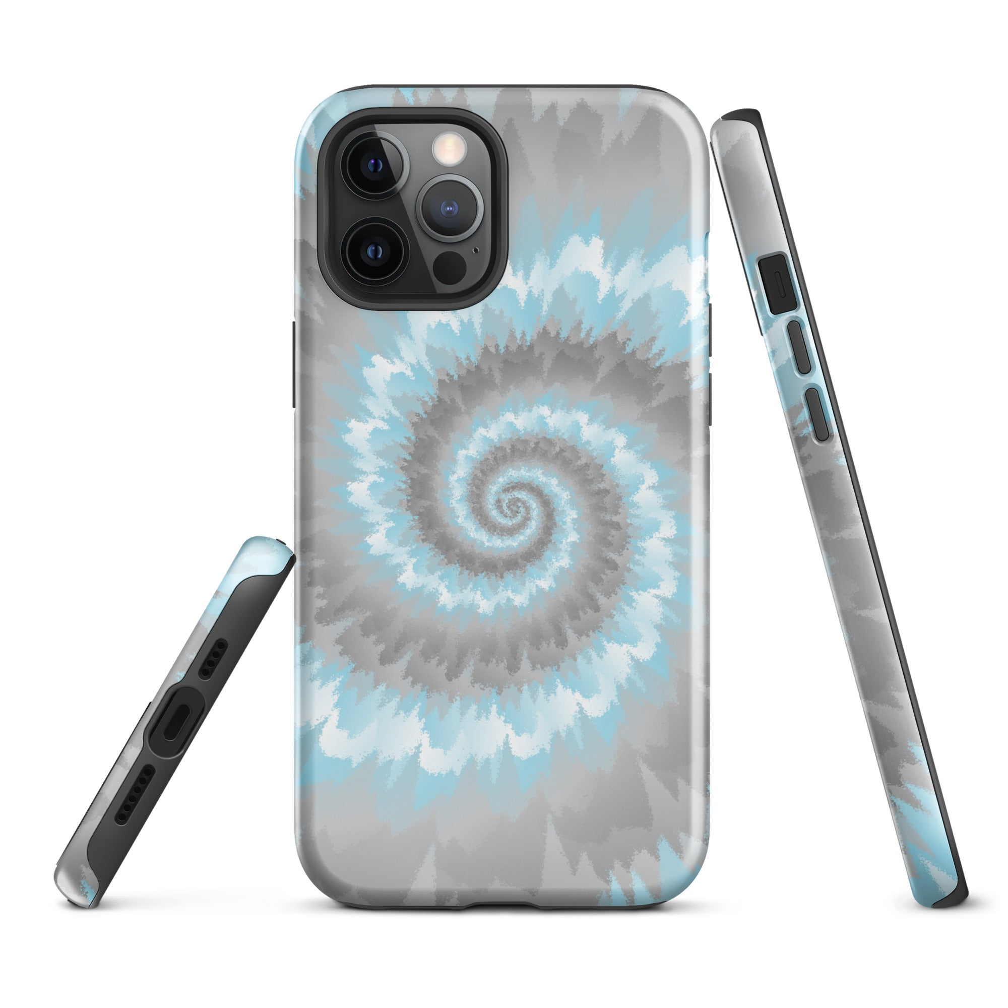 Tough Case for iPhone®-Tie Dye Spiral - Demiboy