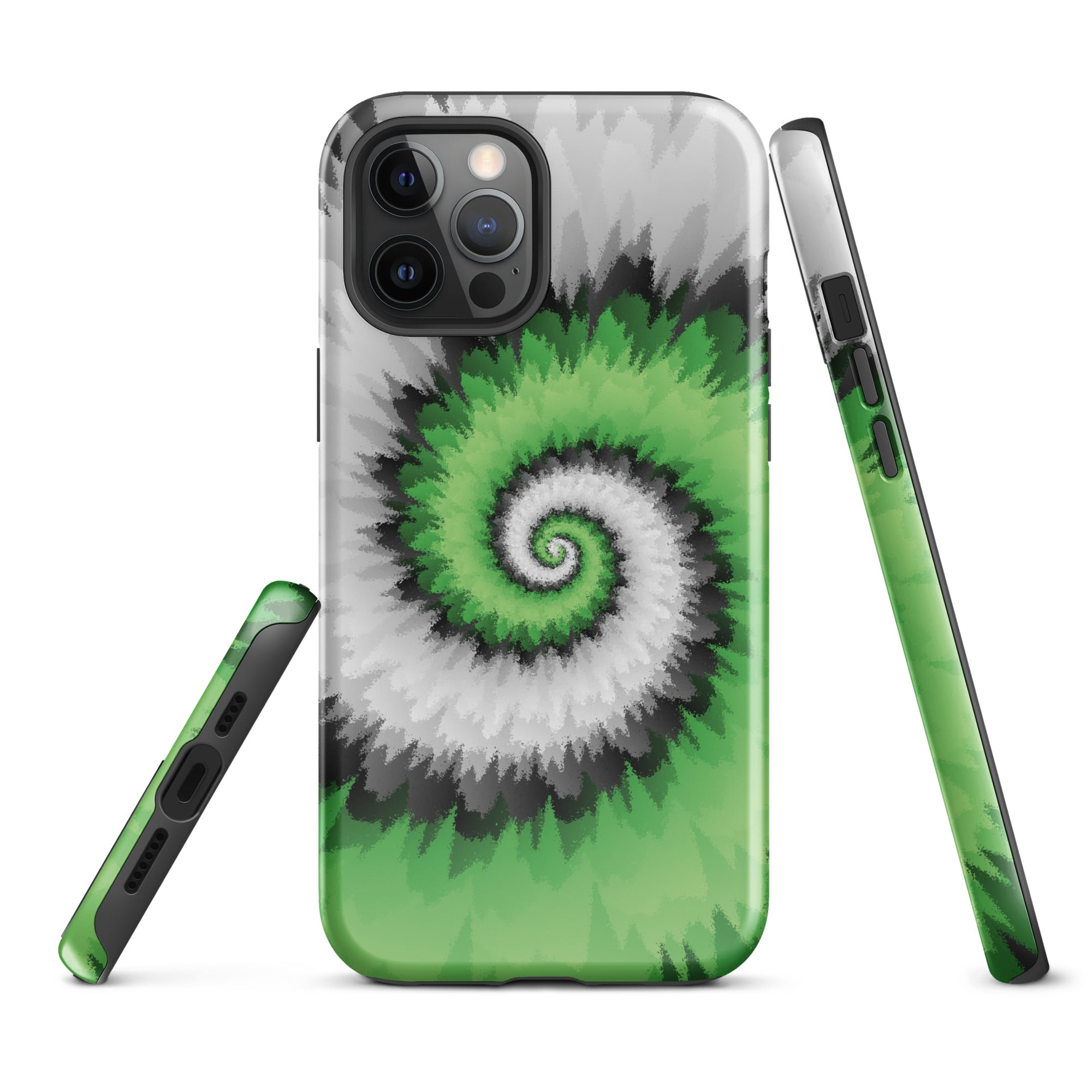Tough Case for iPhone®-Tie Dye Spiral - Aromantic