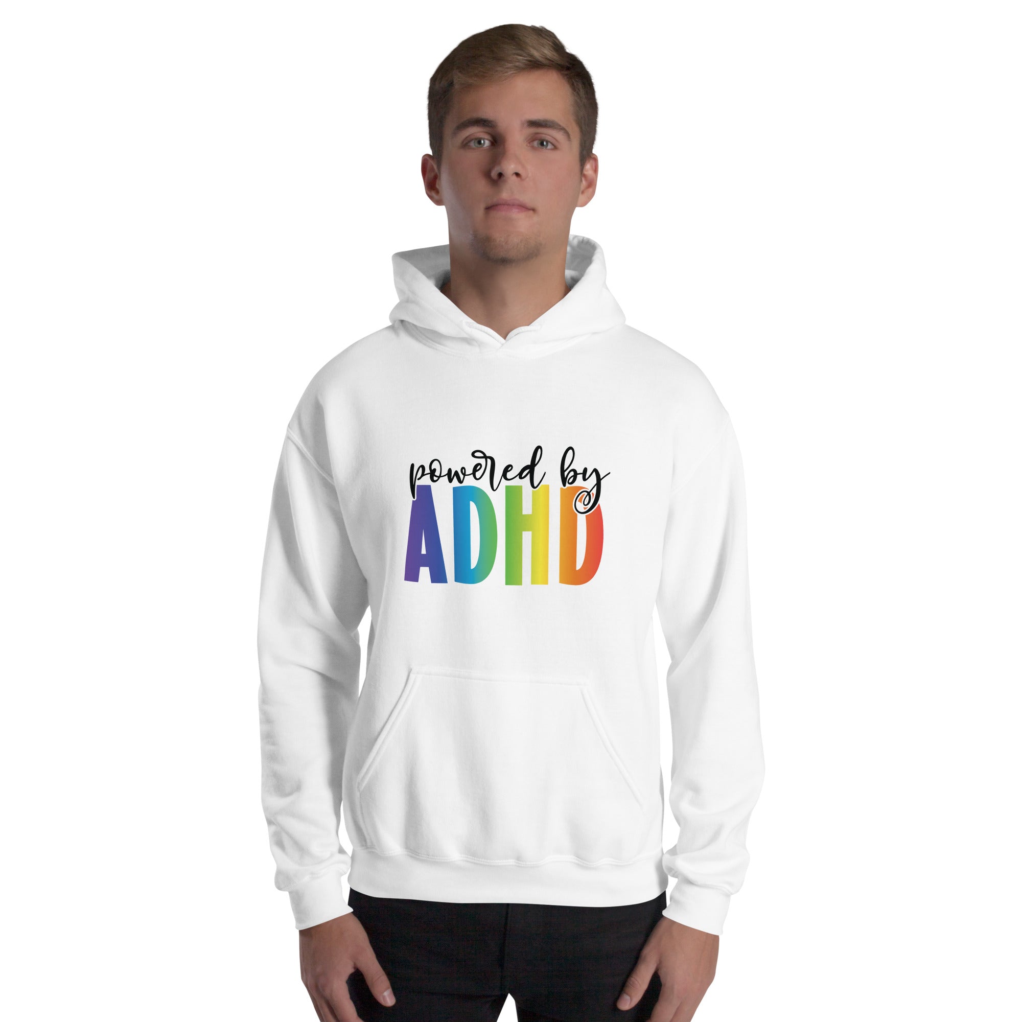 Unisex Hoodie- ADHD- Powered By ADHD