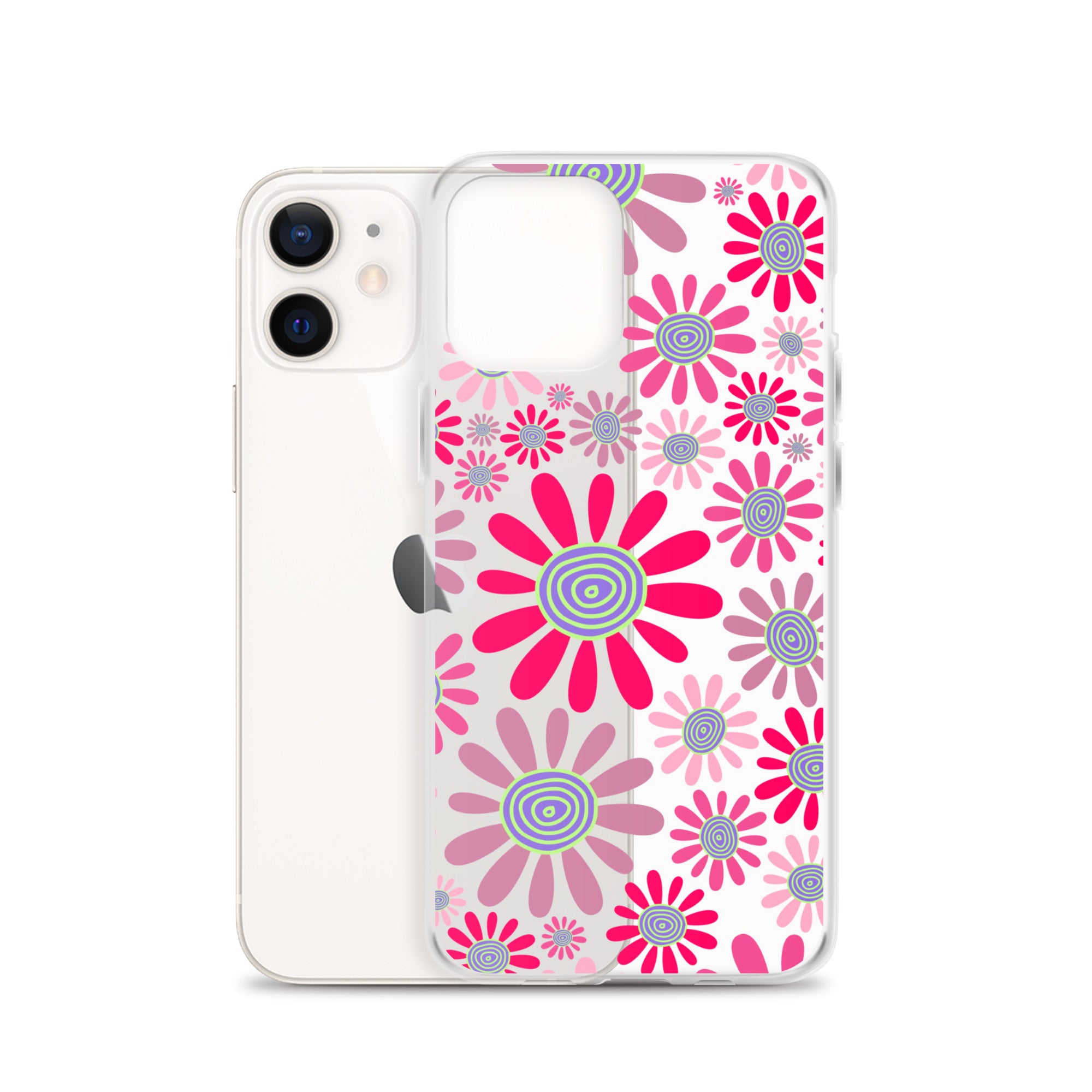 Clear Case for iPhone®- Floral Daisy Design I