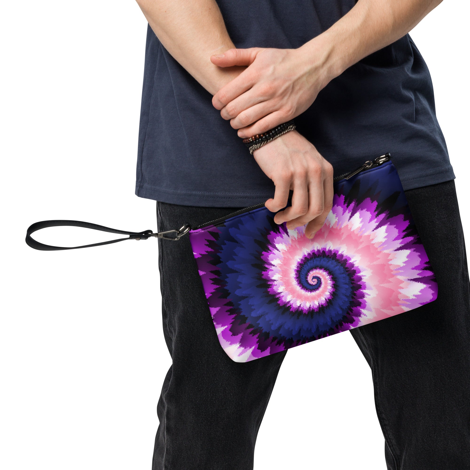 Crossbody bag- Tie Dye Spiral- Genderfluid