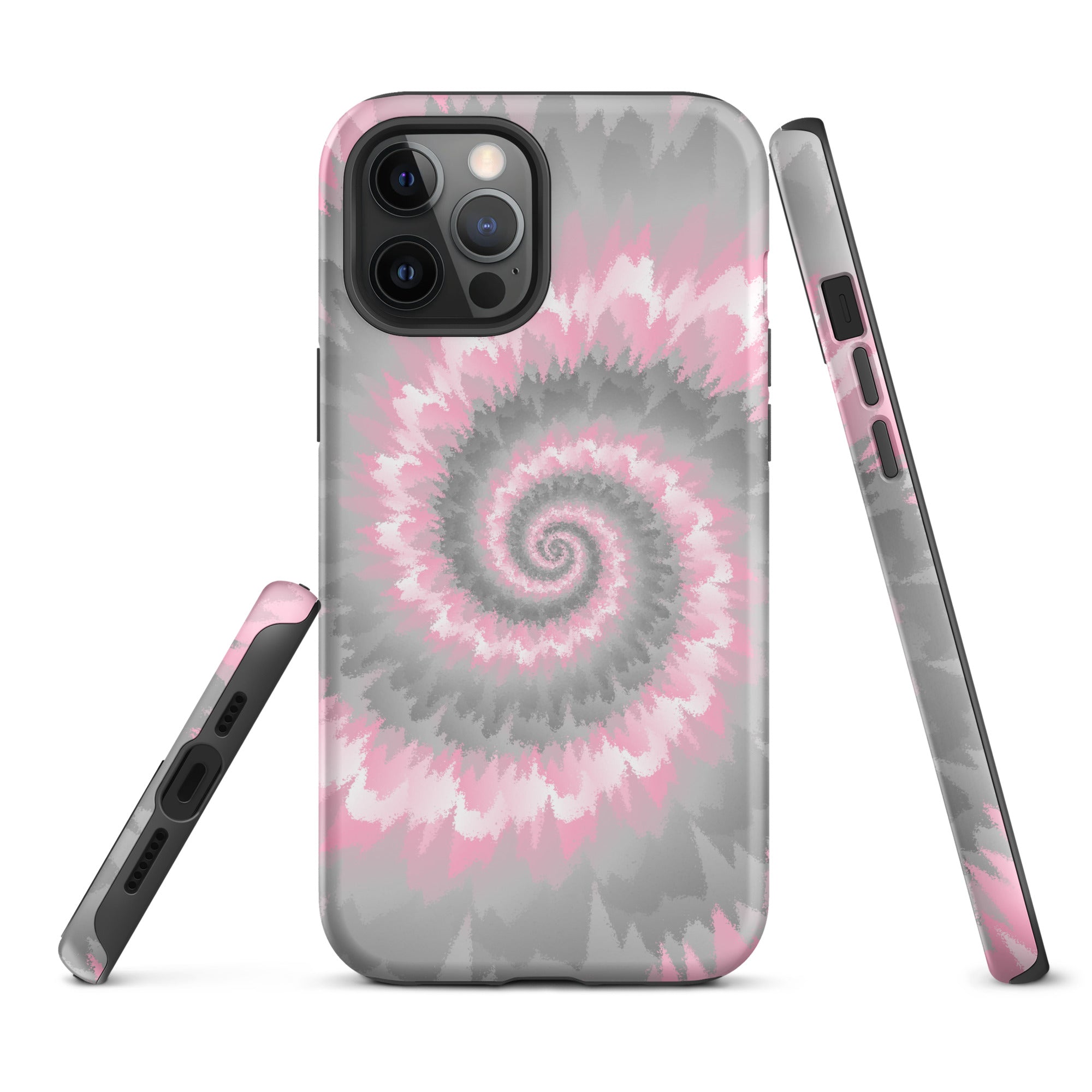 Tough Case for iPhone®-Tie Dye Spiral - Demigirl
