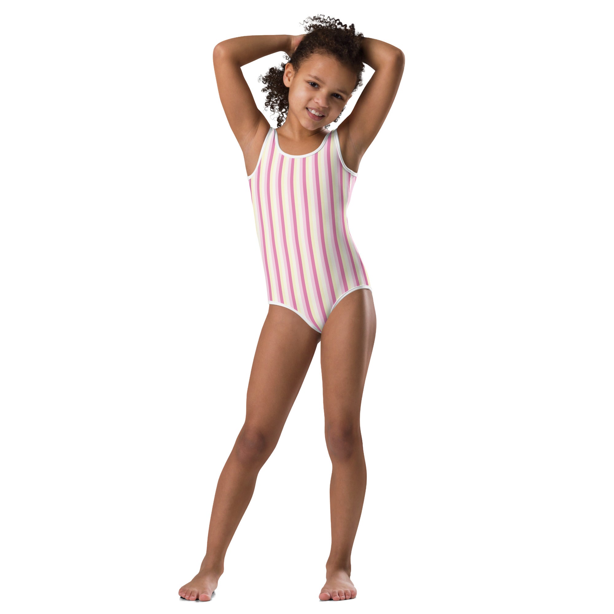 Colorful Striped Kids Swimsuit II