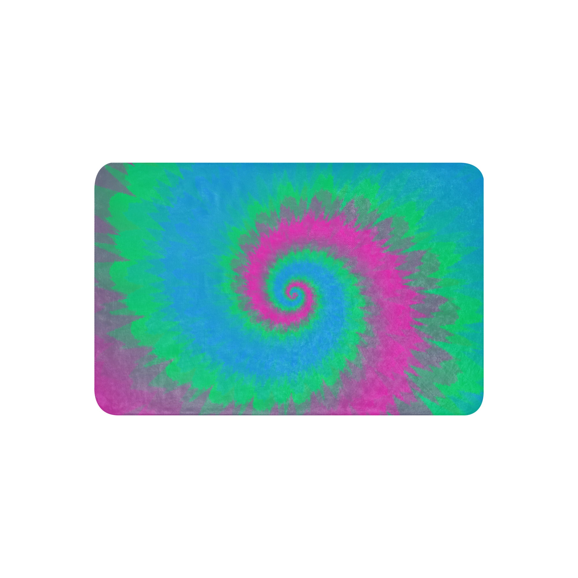 Sherpa blanket- Tie Dye Spiral-Polysexual