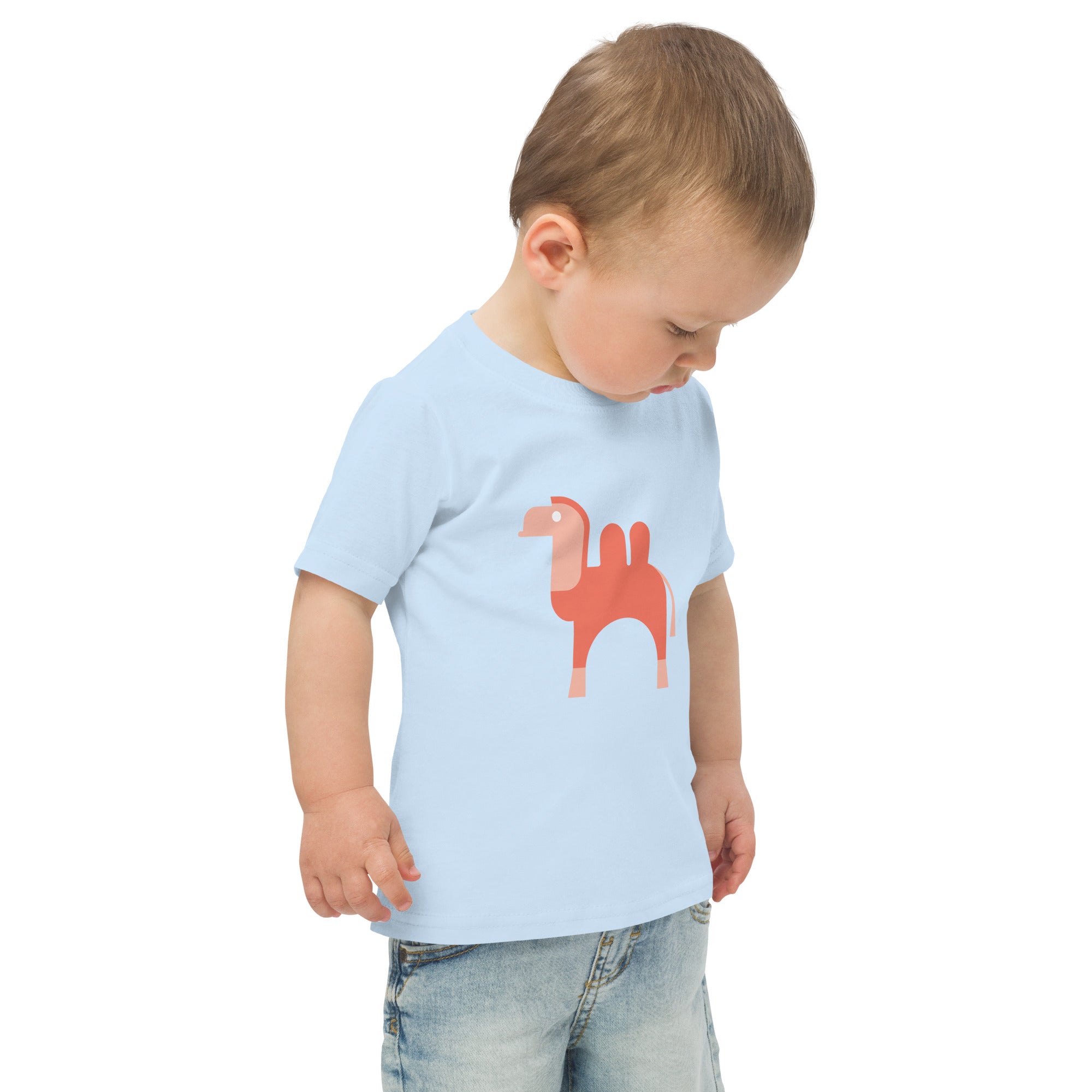 Toddler jersey t-shirt-Camel