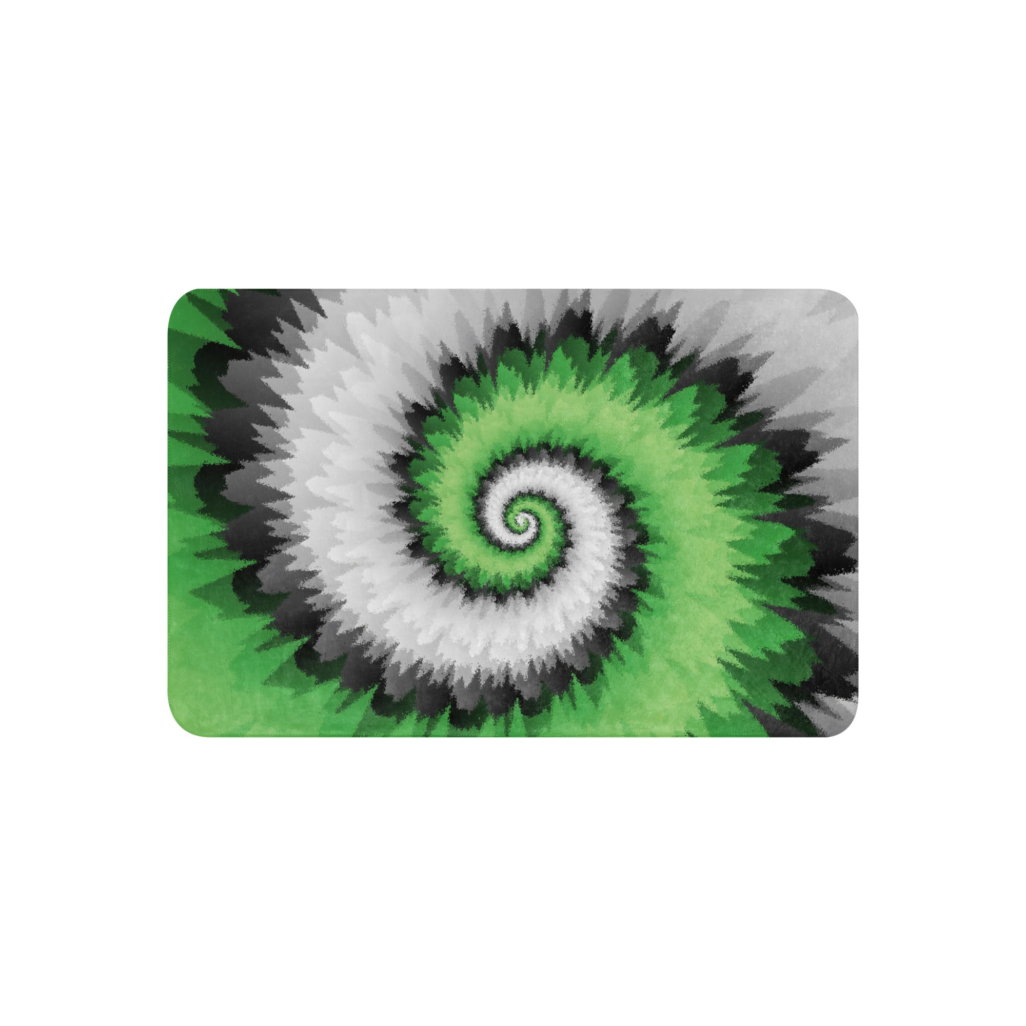Sherpa blanket- Tie Dye Spiral-Aromantic