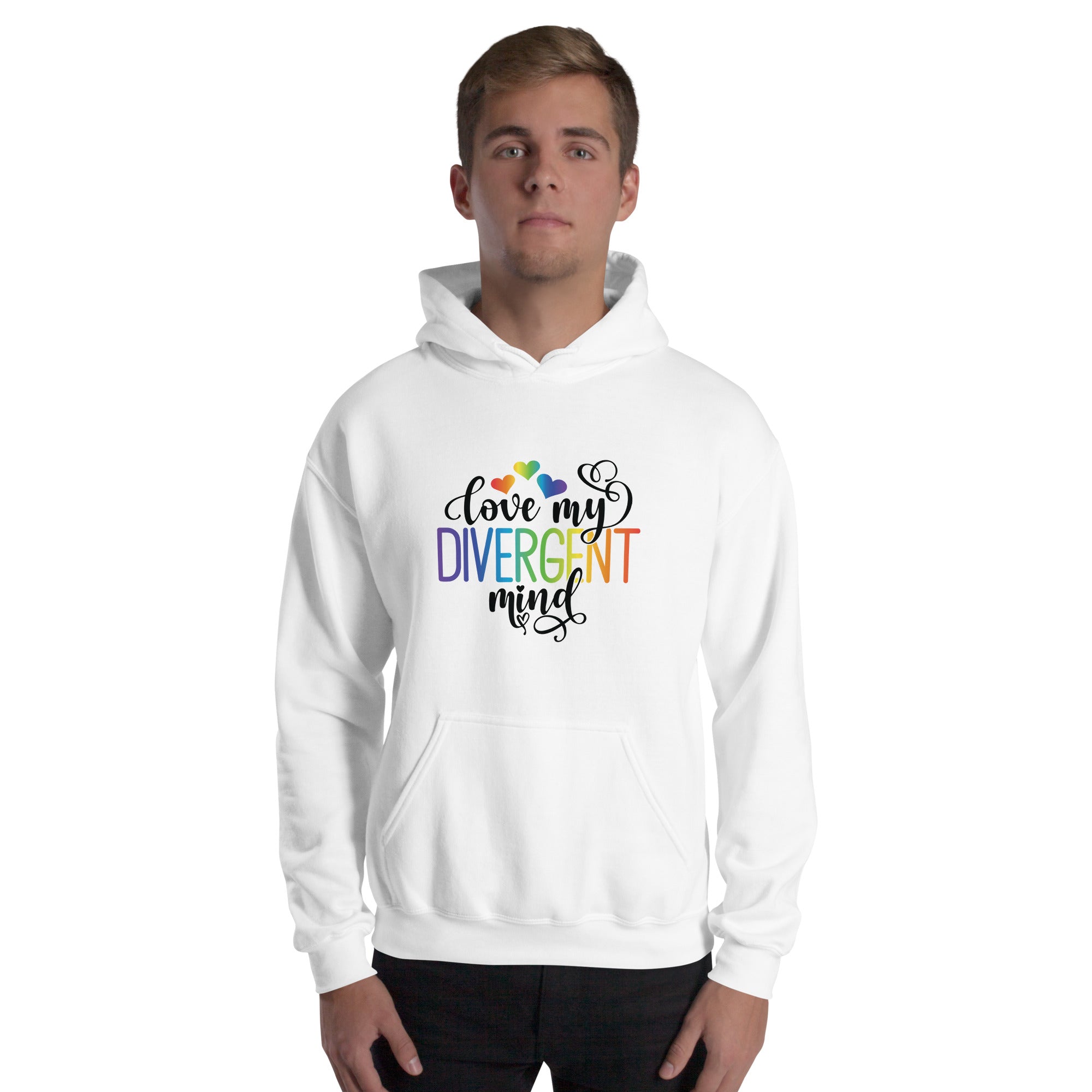 Unisex Hoodie- ADHD- Love My Divergent Mind