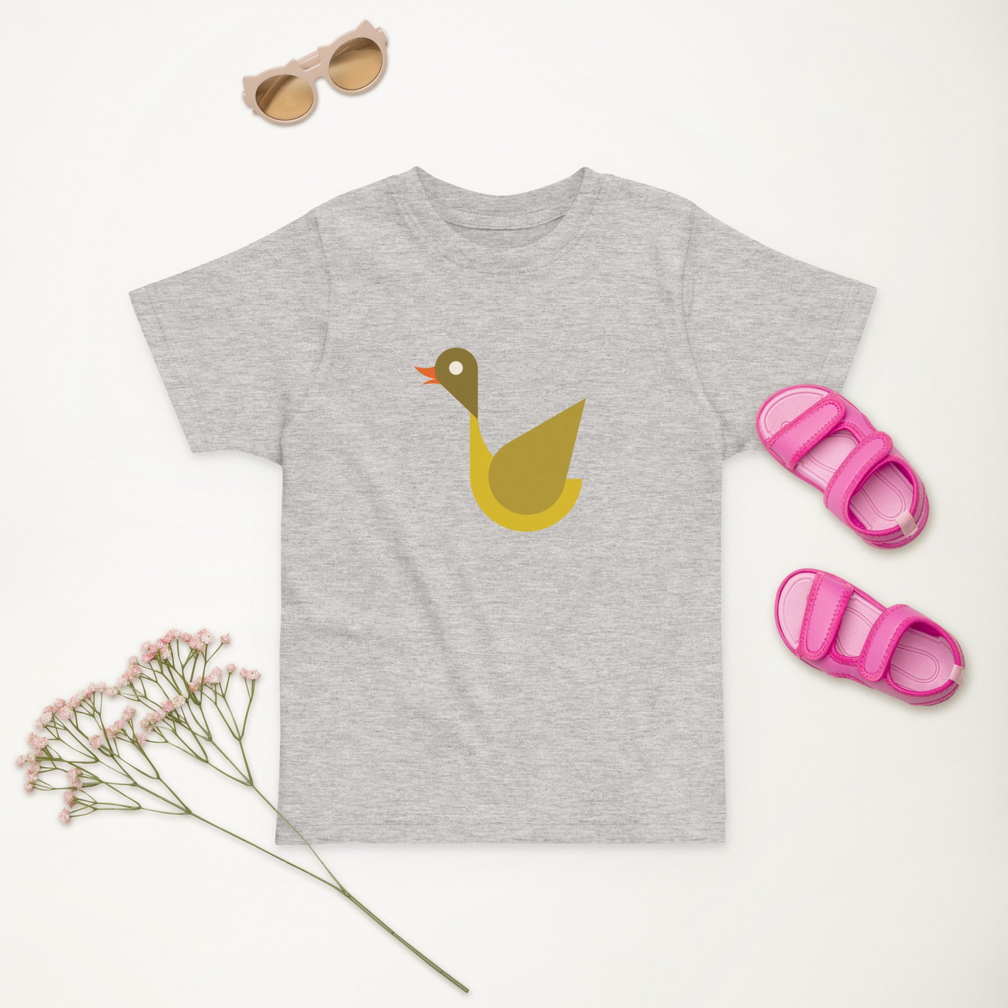 Toddler jersey t-shirt-Duck