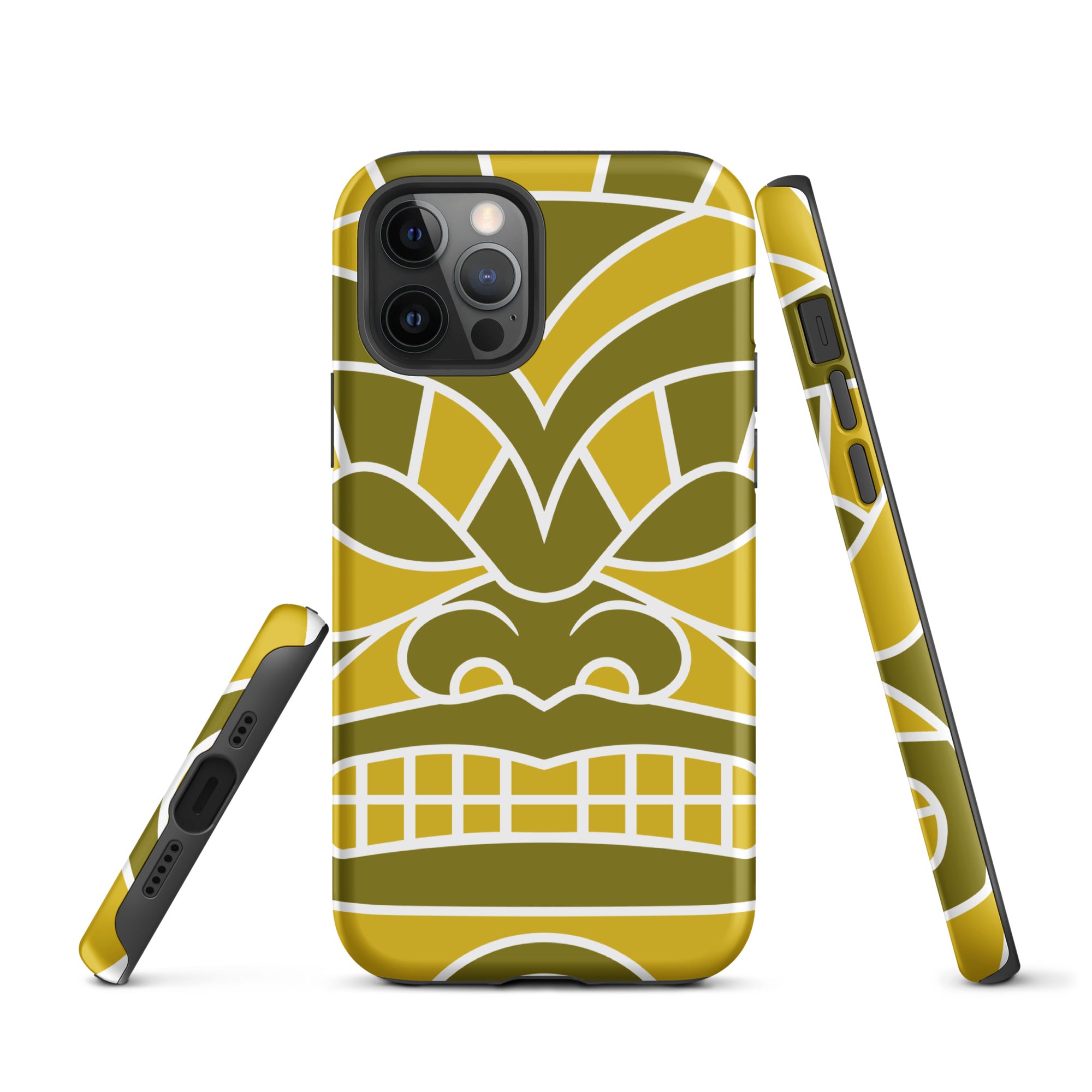 Tough Case for iPhone®- Totem Mask Yellow