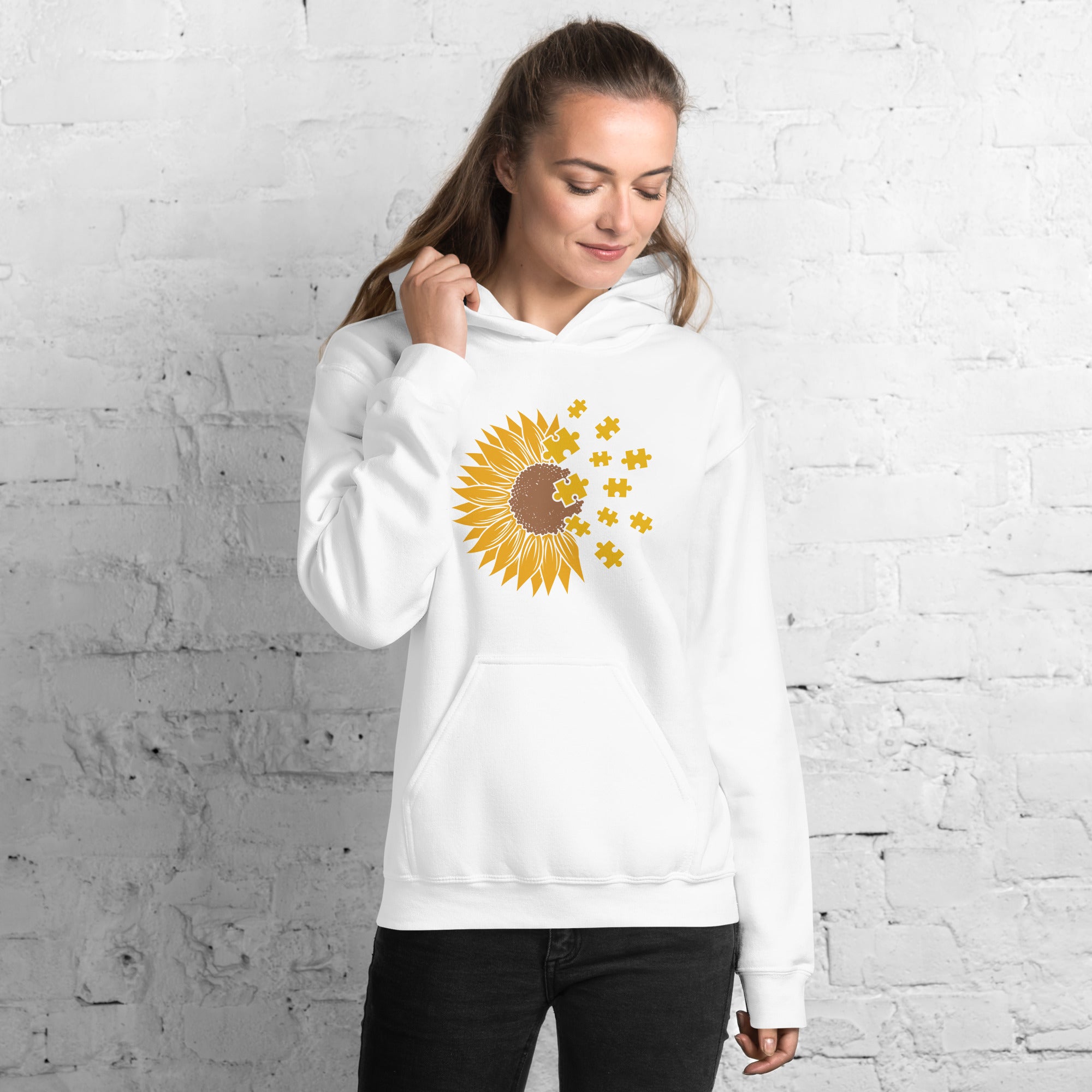 Unisex Hoodie- Sunflower Autism