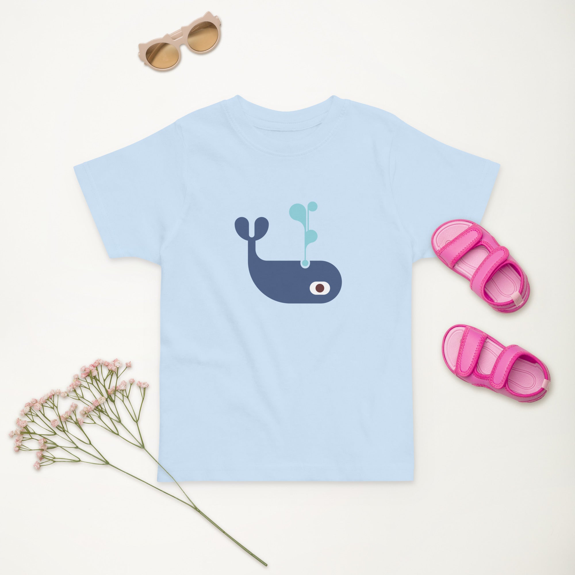 Toddler jersey t-shirt-Whale II
