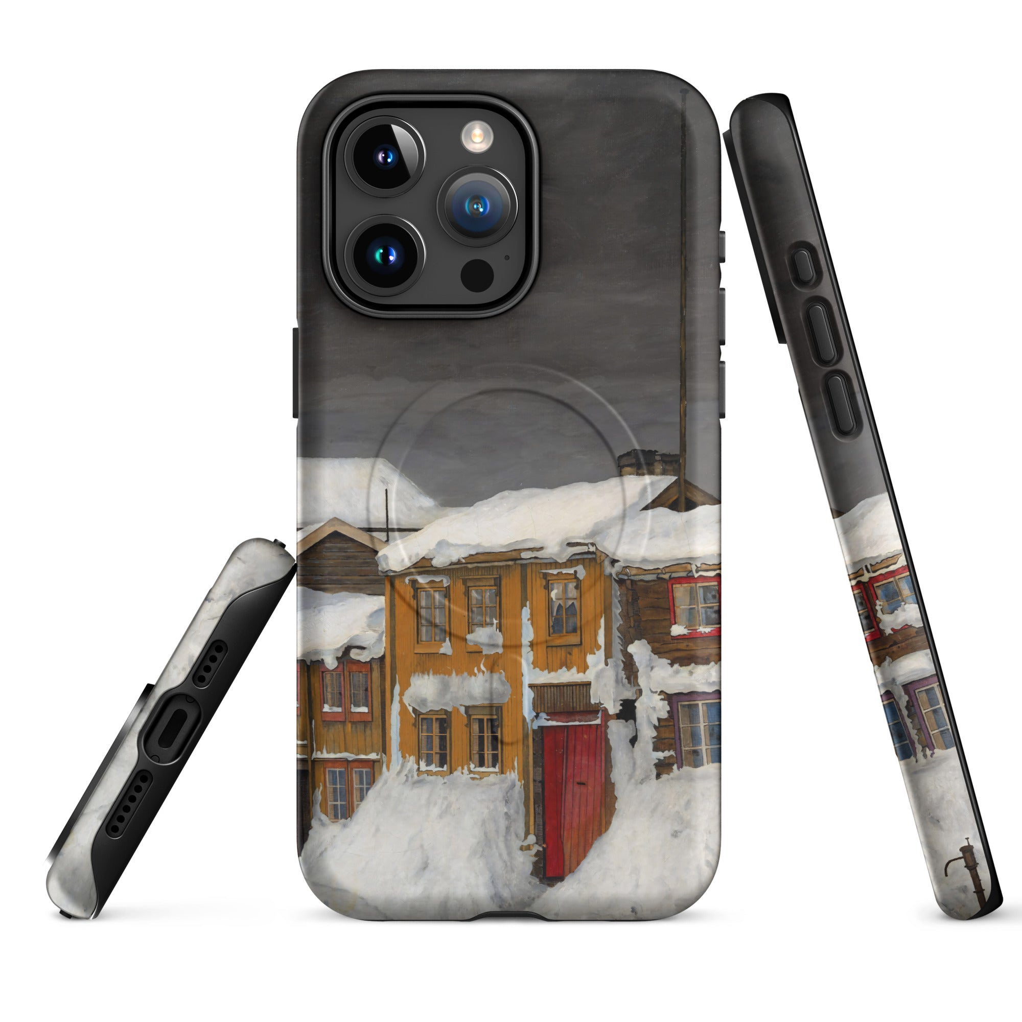 MagSafe® Tough case for iPhone®-Streets in Rros in Winter