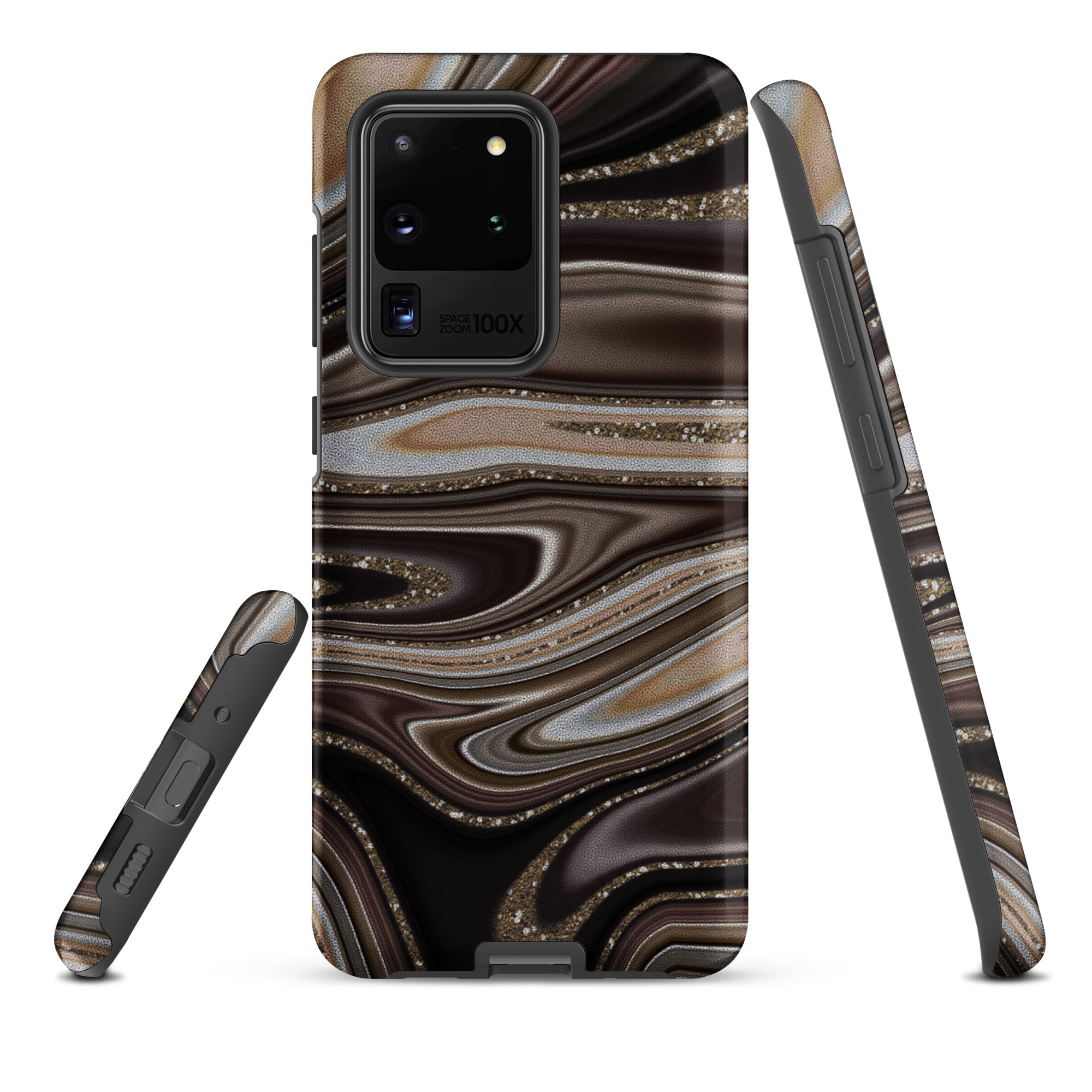 Tough case for Samsung®- Abstract Leather