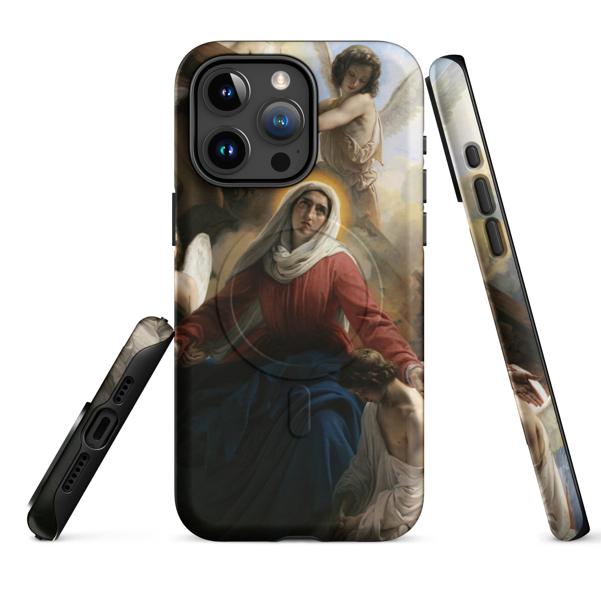 MagSafe® tough case for iPhone®-Francesco Hayez-La Vergine addolorata con gli angioli e i segni della passione 1842