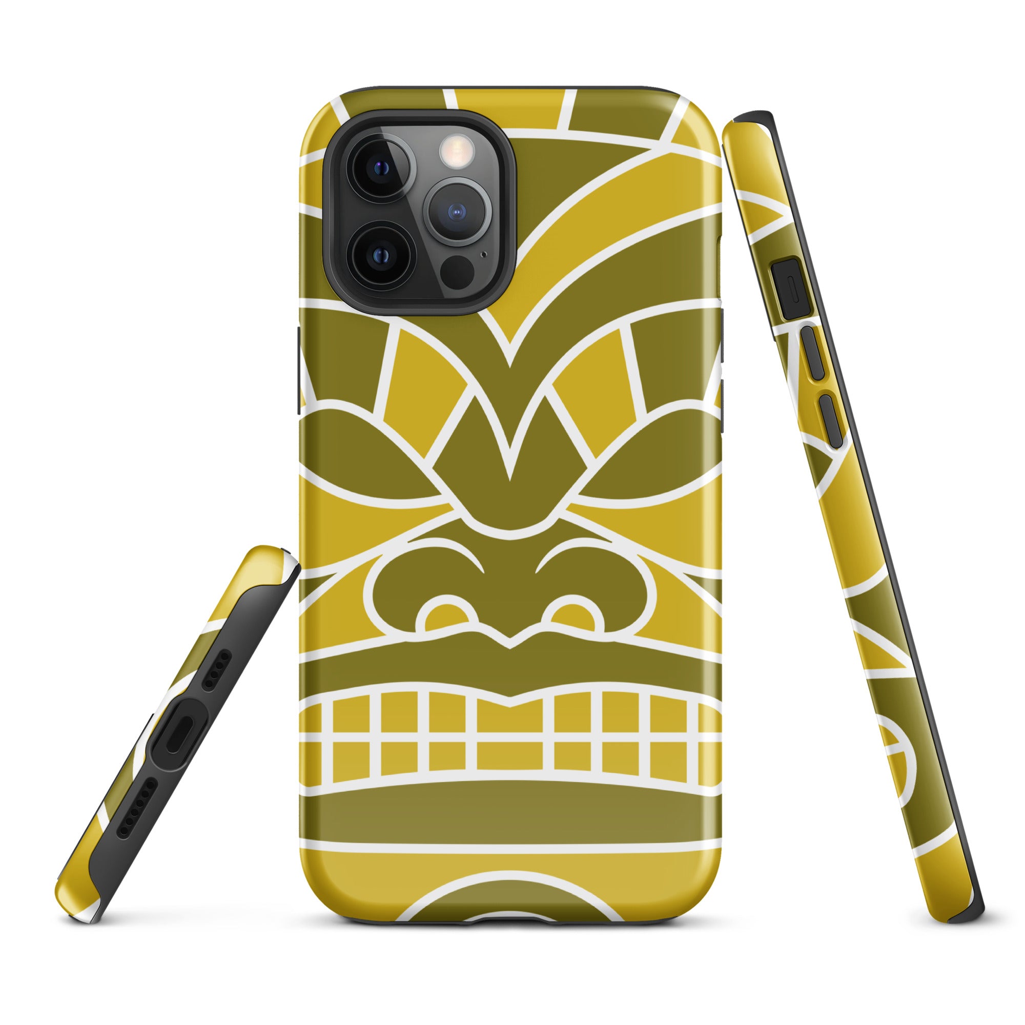 Tough Case for iPhone®- Totem Mask Yellow