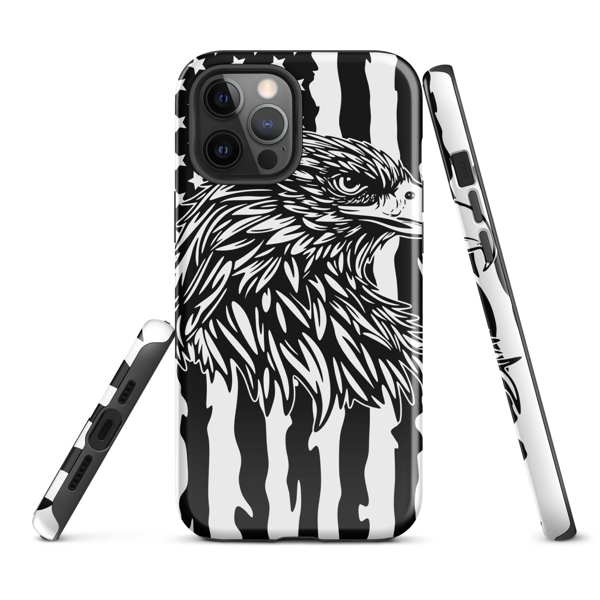 Tough Case for iPhone®- Eagle Mono