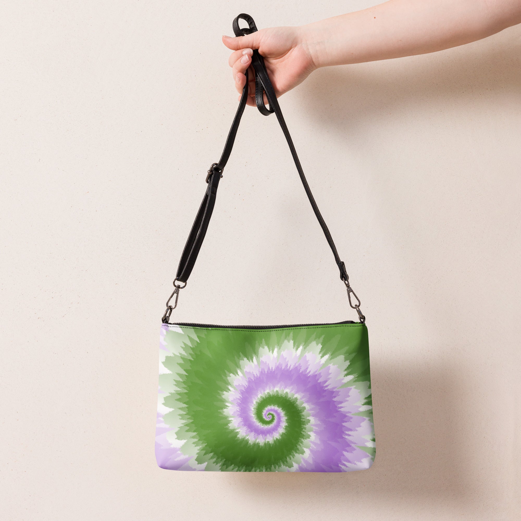 Crossbody bag- Tie Dye Spiral- Genderqueer