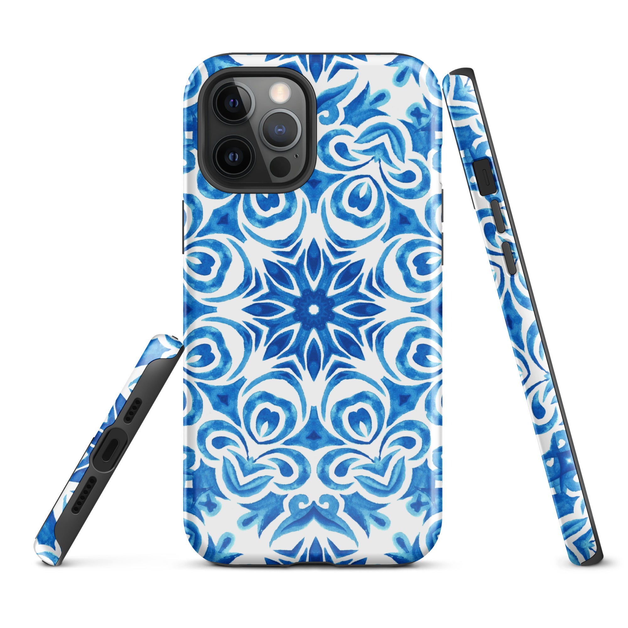 Tough Case for iPhone®- Majolica Pattern II