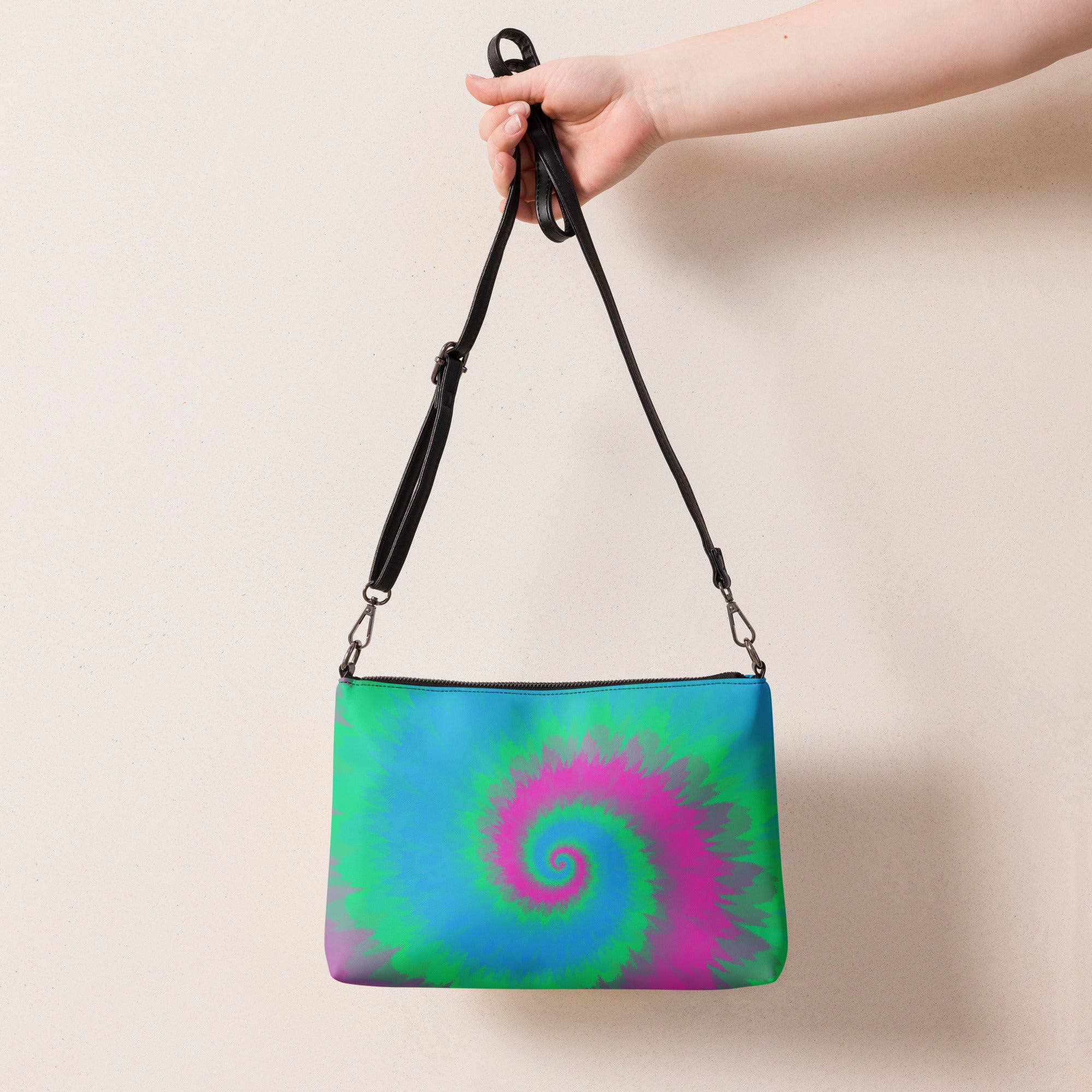 Crossbody bag- Tie Dye Spiral- Polysexual