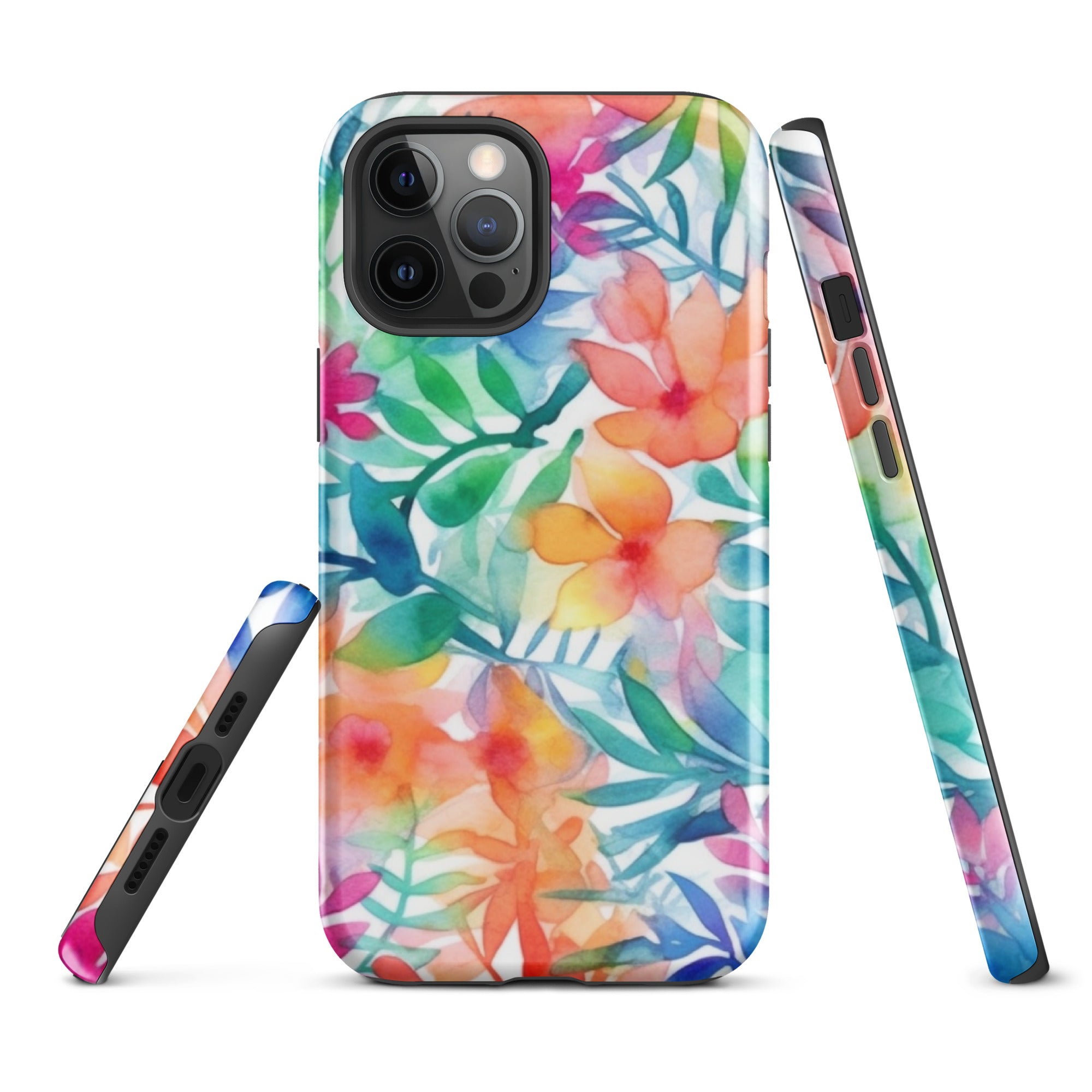 Tough Case for iPhone®- Floral Pattern III