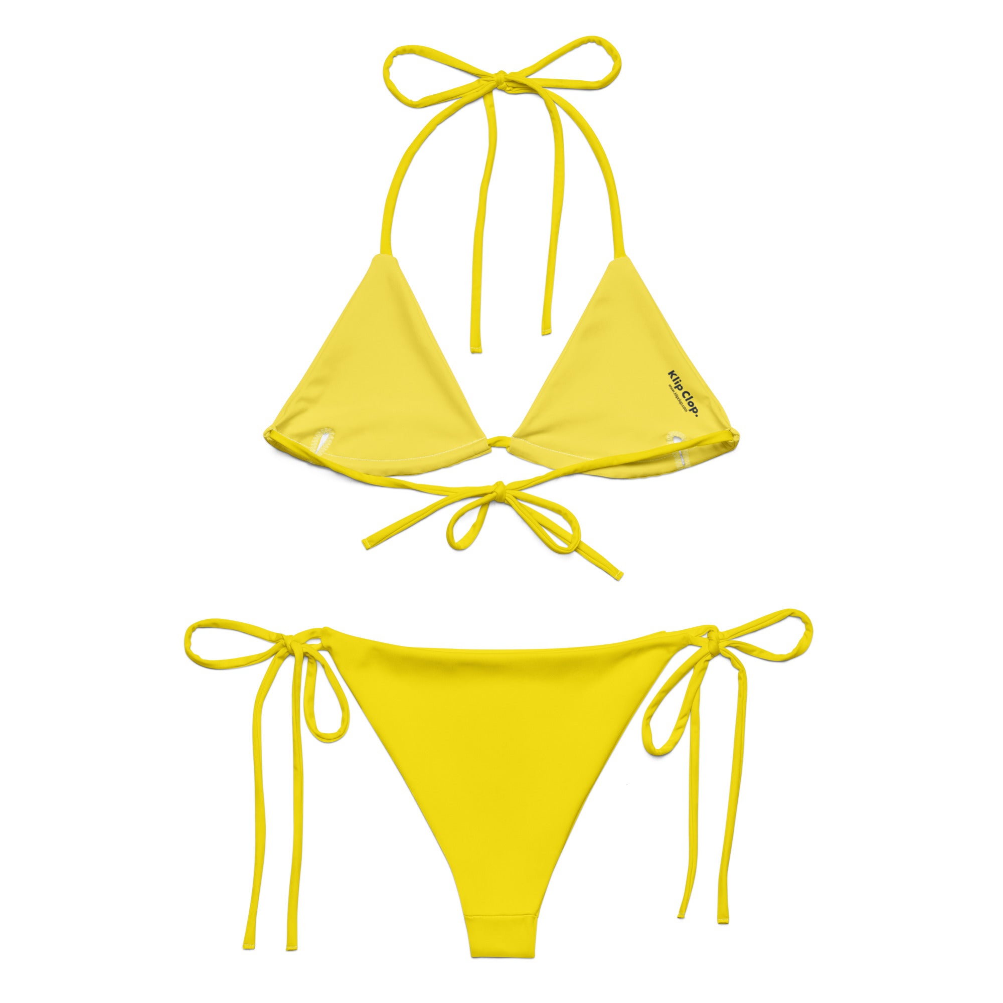 Recycled bikini-Yellow