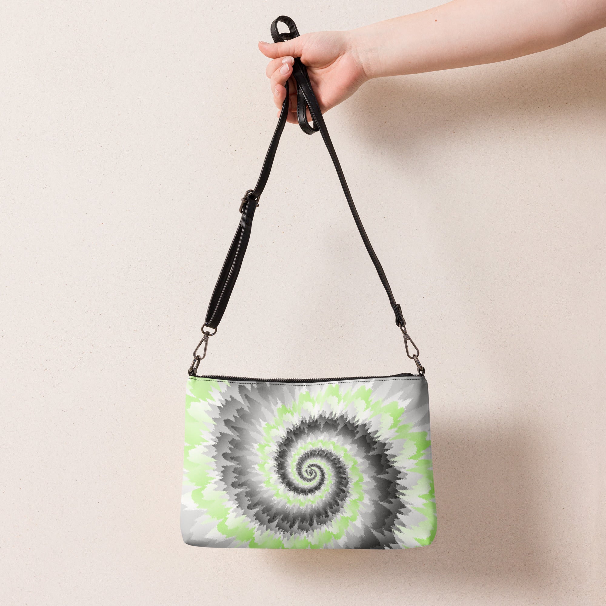 Crossbody bag- Tie Dye Spiral- Agender
