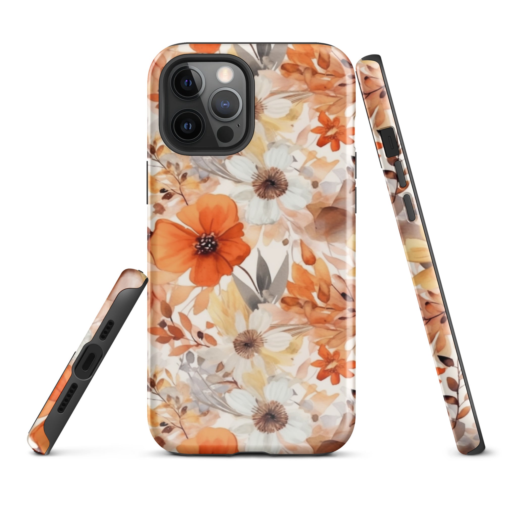 Tough Case for iPhone®- Floral Pattern I