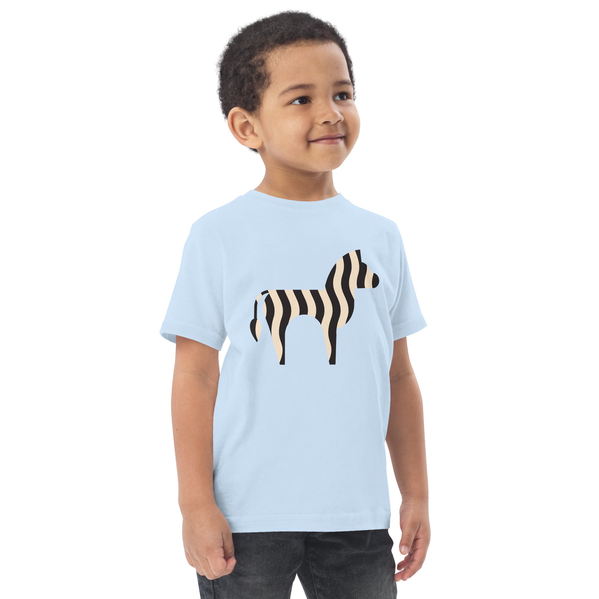 Toddler jersey t-shirt-Zebra