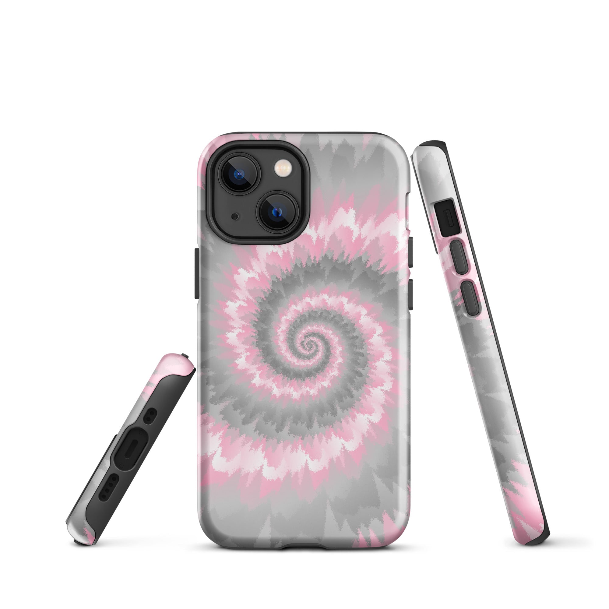Tough Case for iPhone®-Tie Dye Spiral - Demigirl