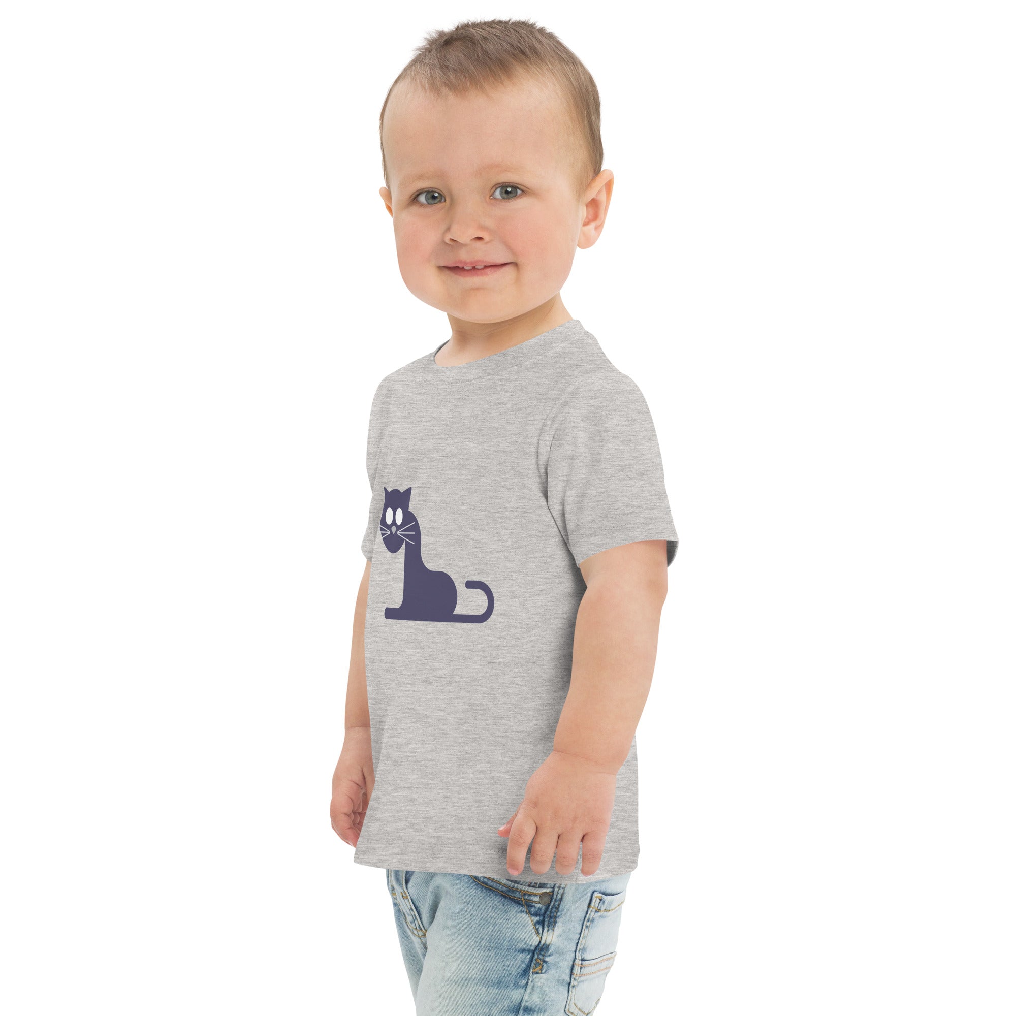 Toddler jersey t-shirt-Kitty