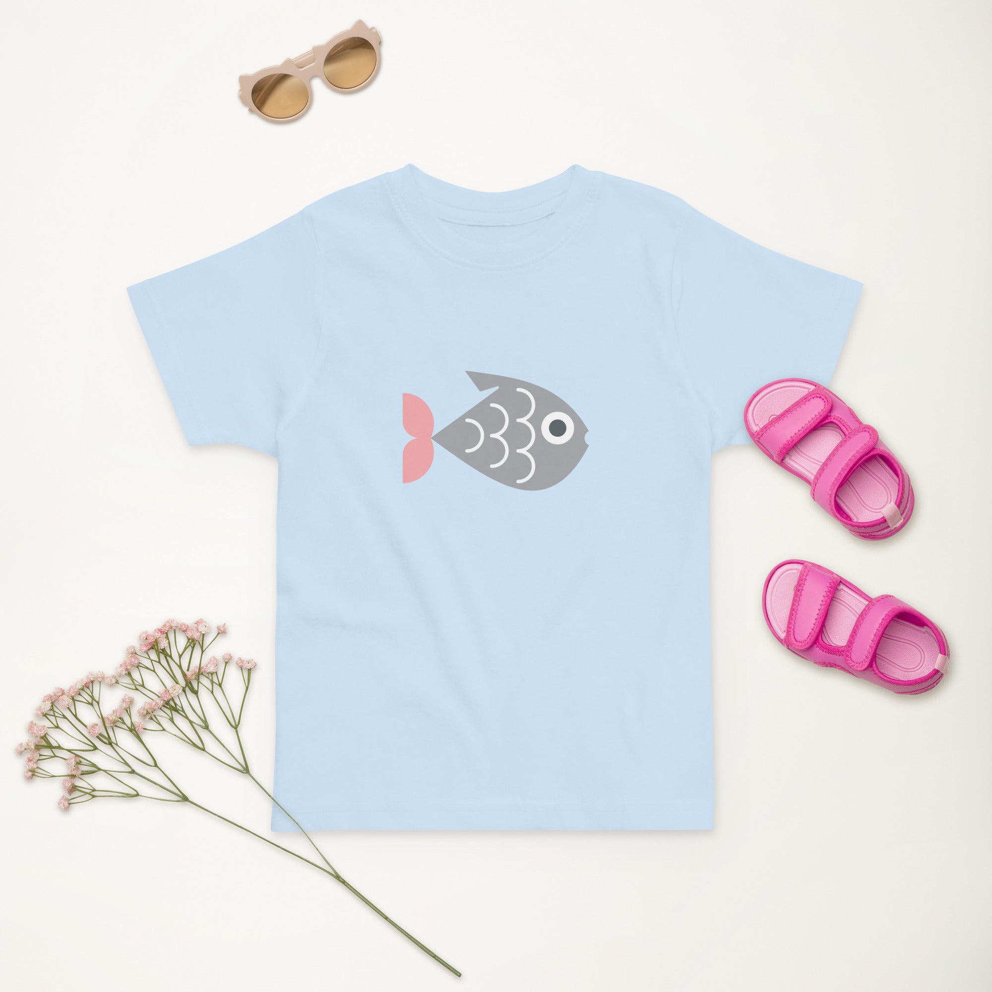 Toddler jersey t-shirt-Fish II